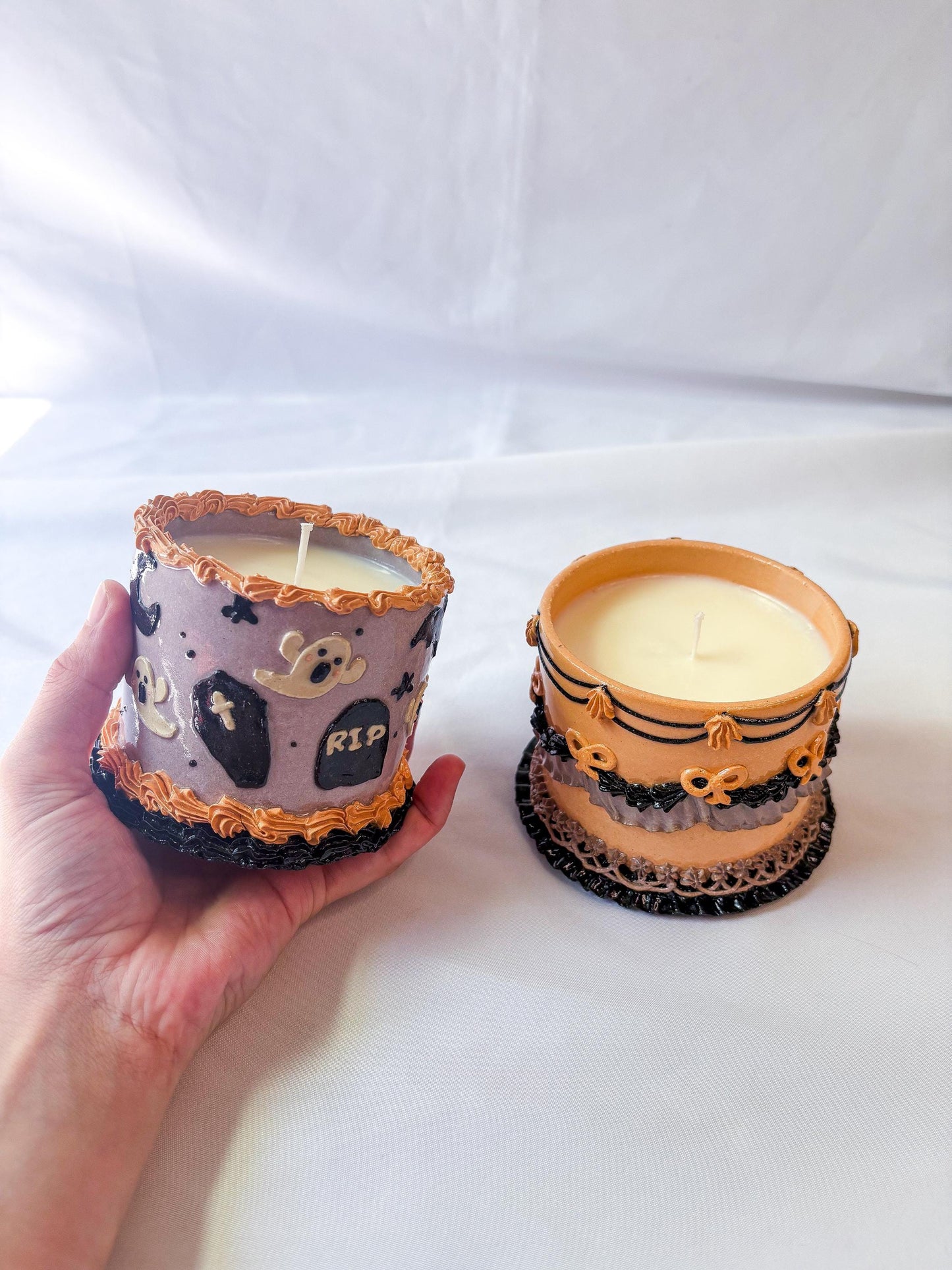 Halloween Ceramic Cake Candles