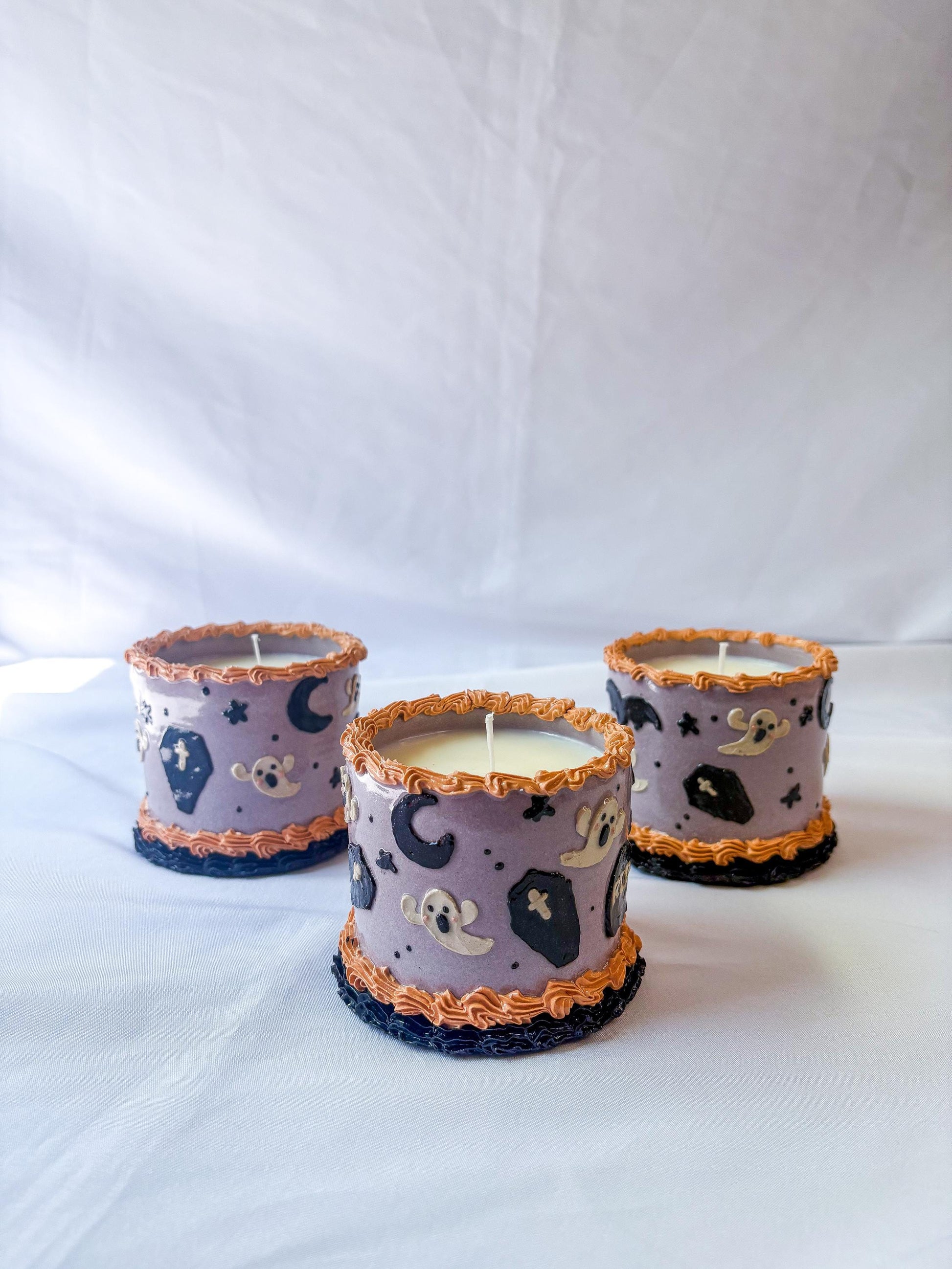 Halloween Ceramic Cake Candles