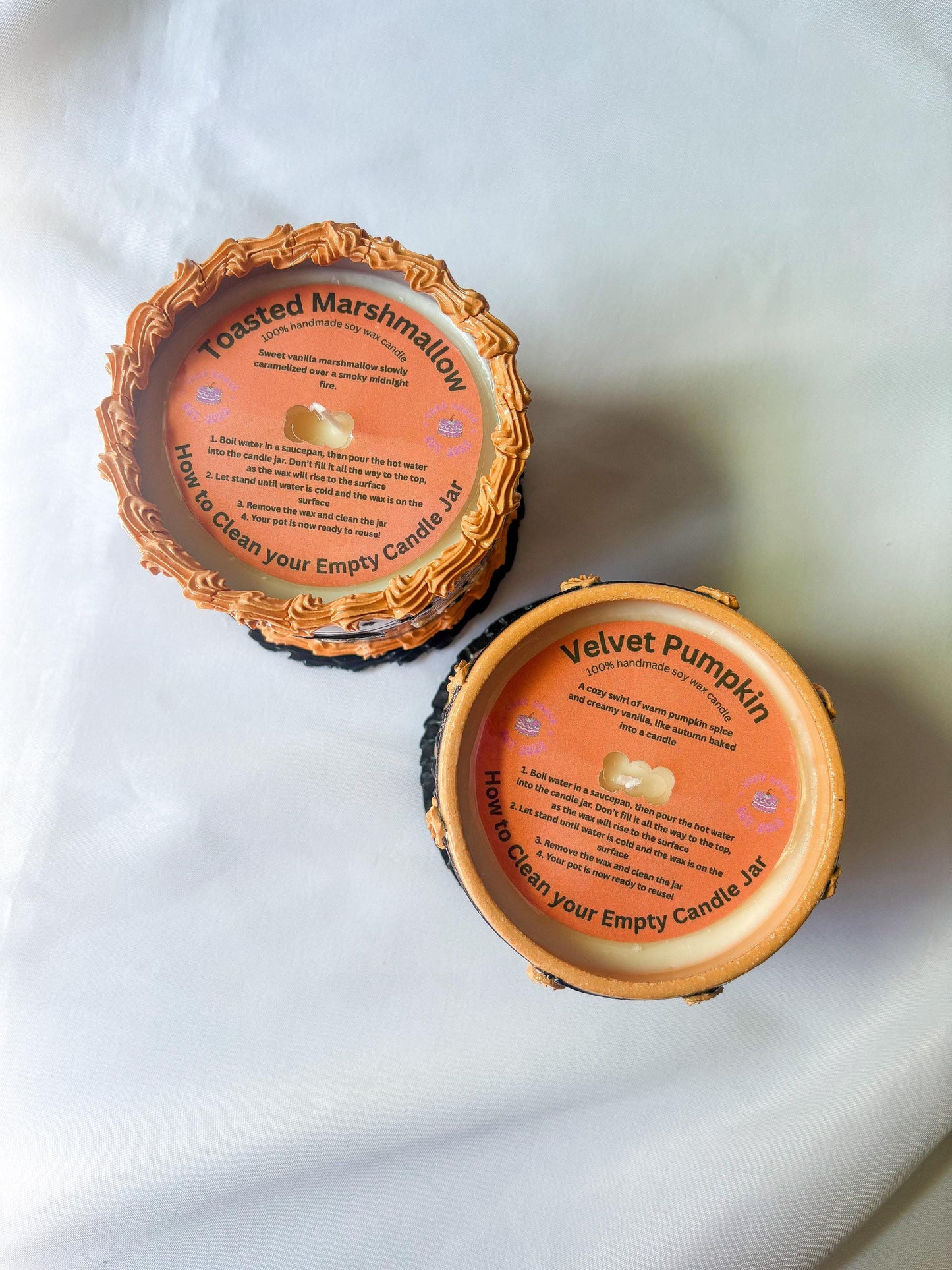 Halloween Ceramic Cake Candles