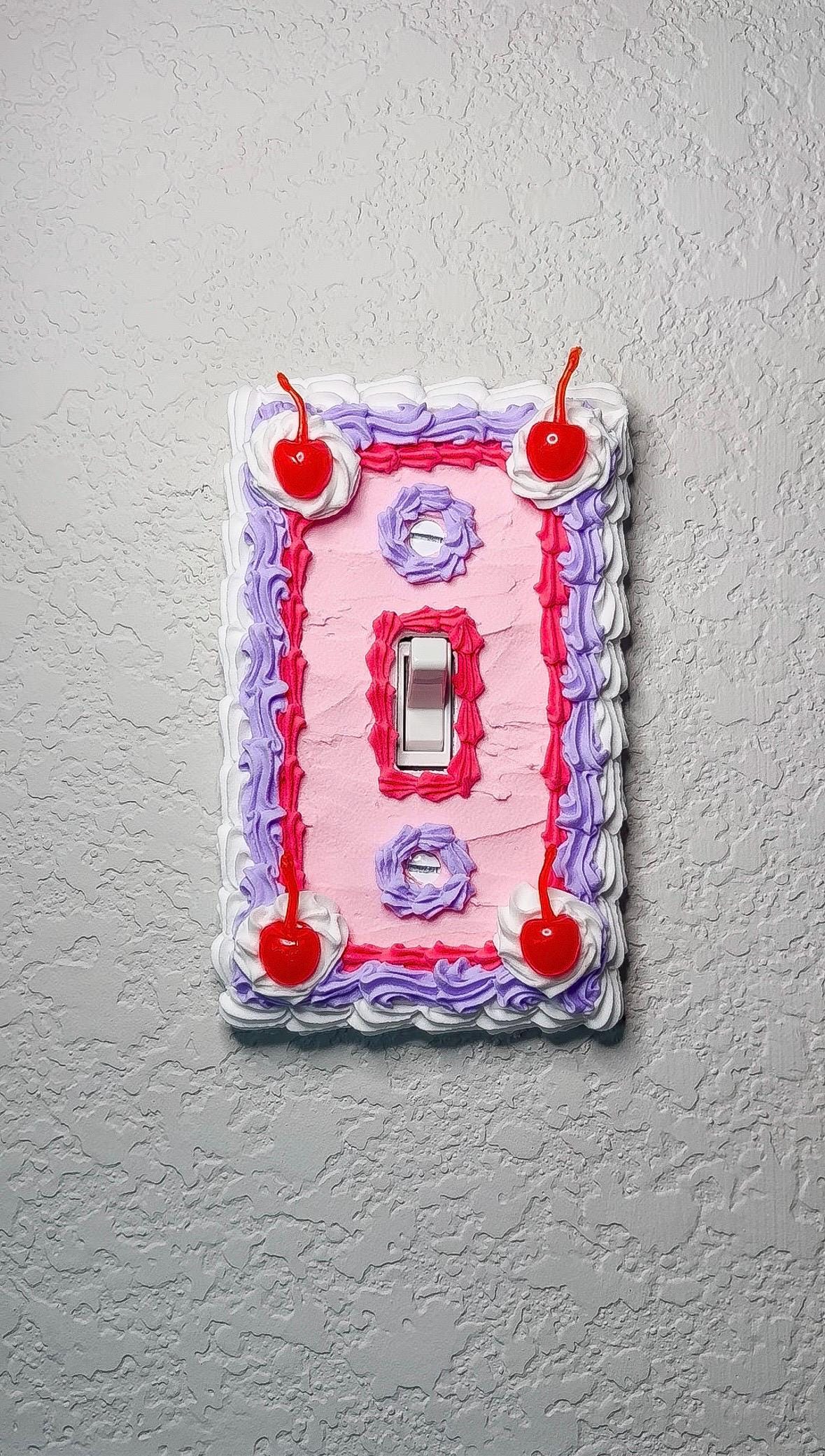 Fake Cake Light Switch Covers