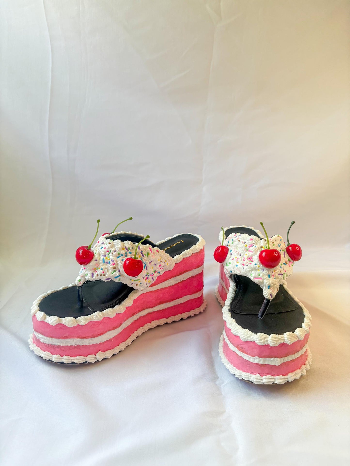 Fake Pink Cake Wedges