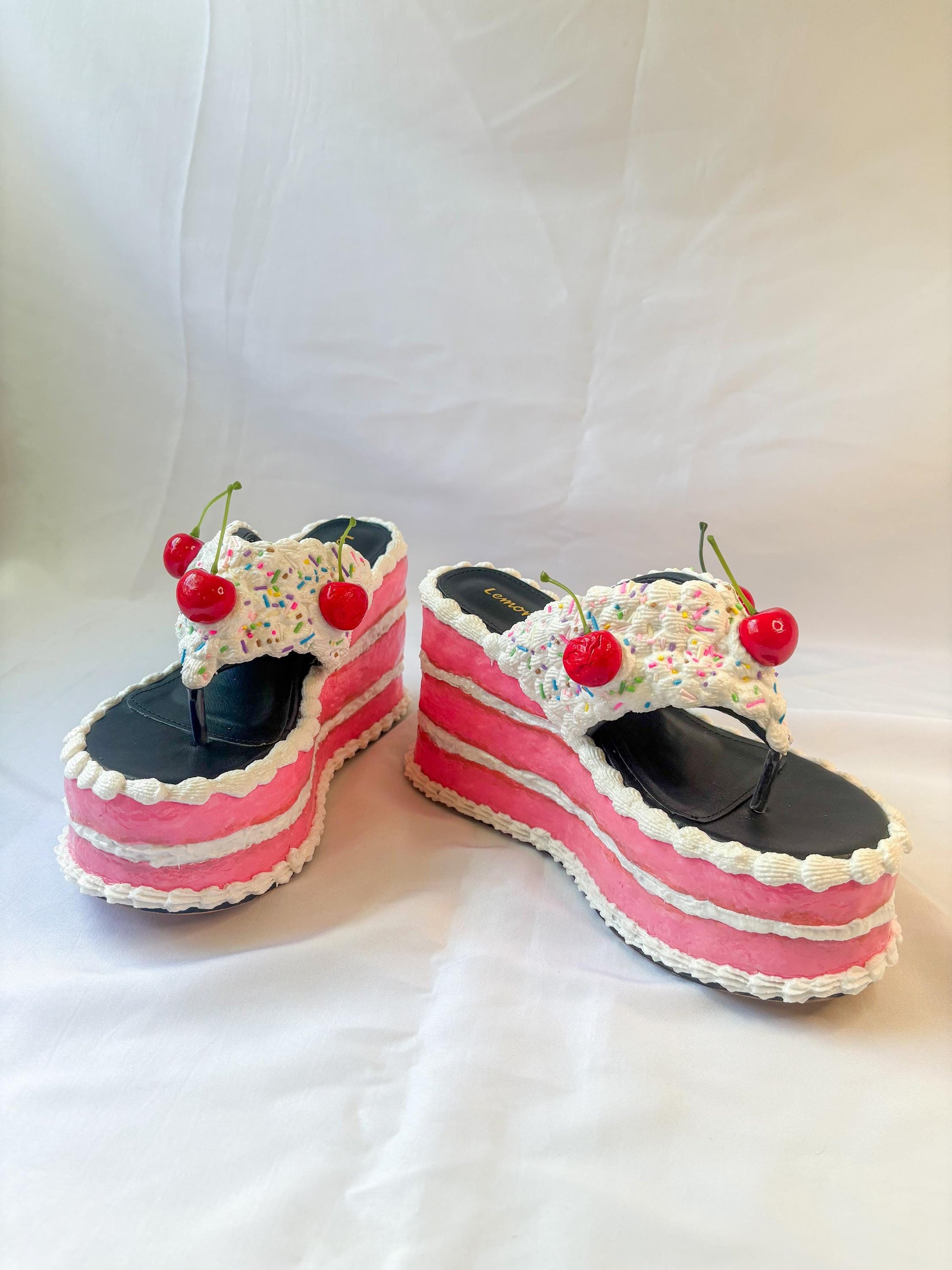 Fake Pink Cake Wedges