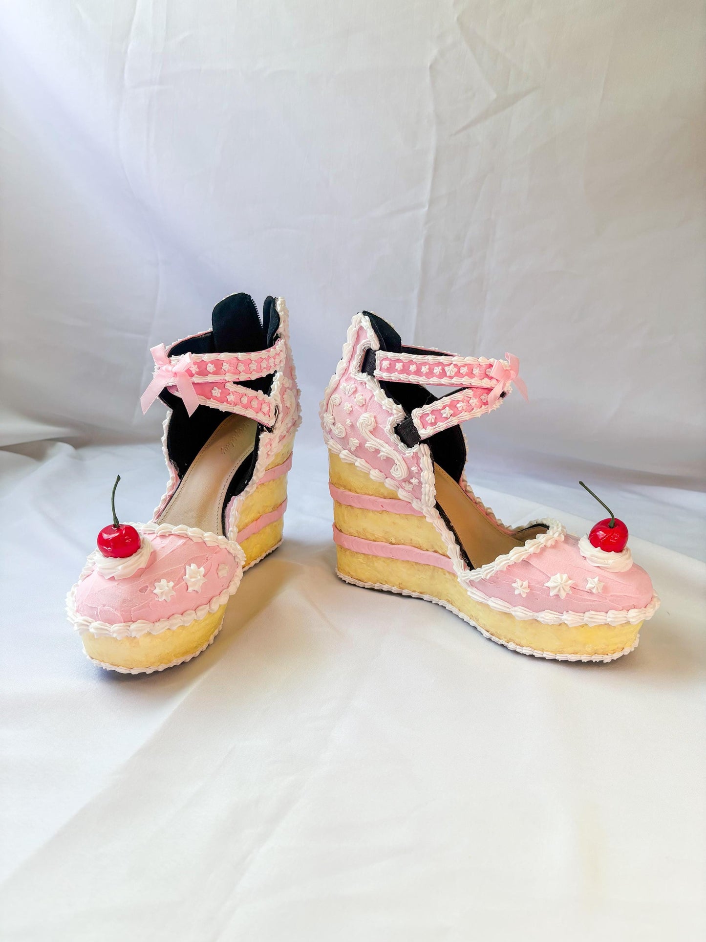 Fake Vanilla Cake Wedges