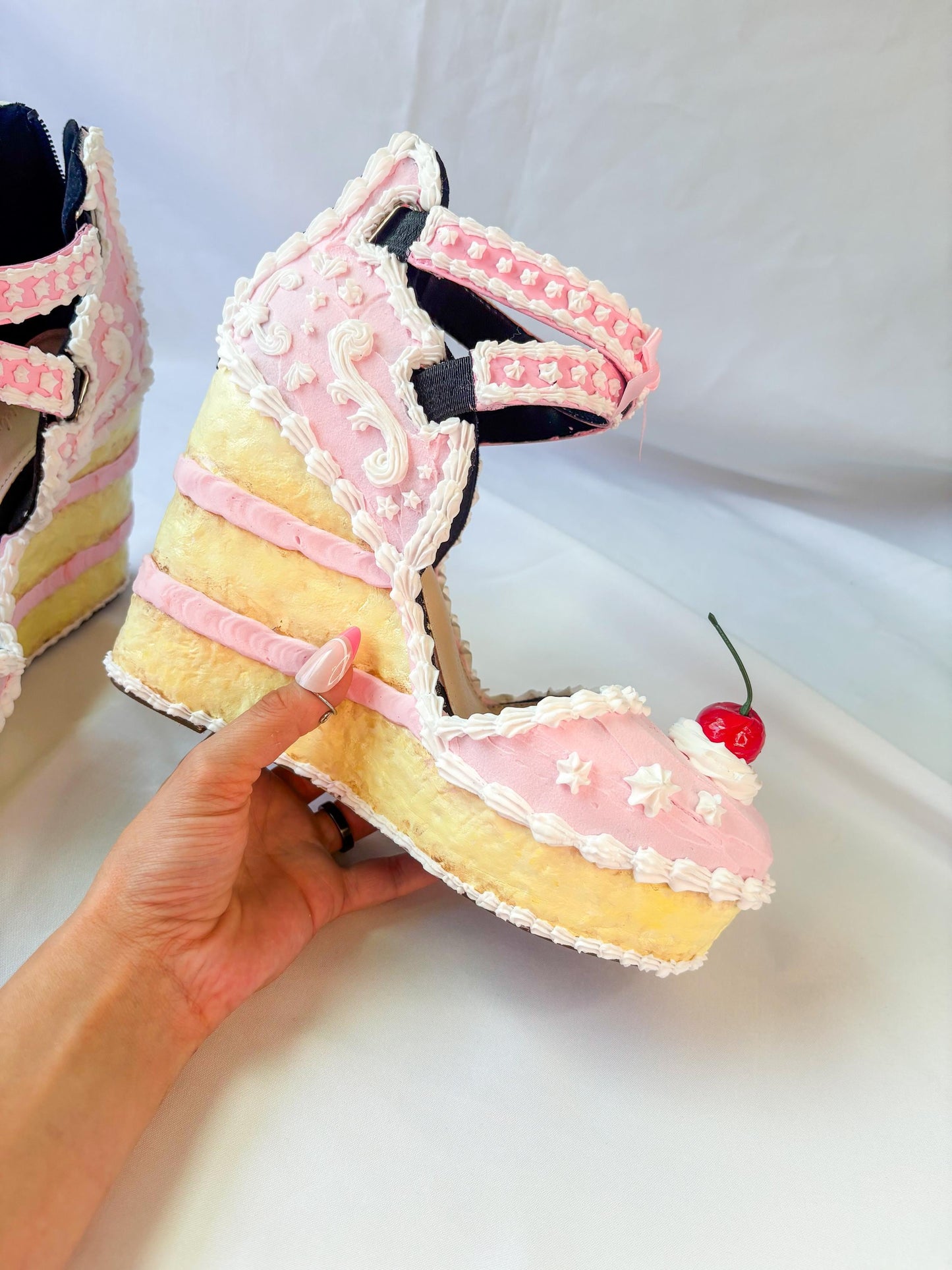 Fake Vanilla Cake Wedges