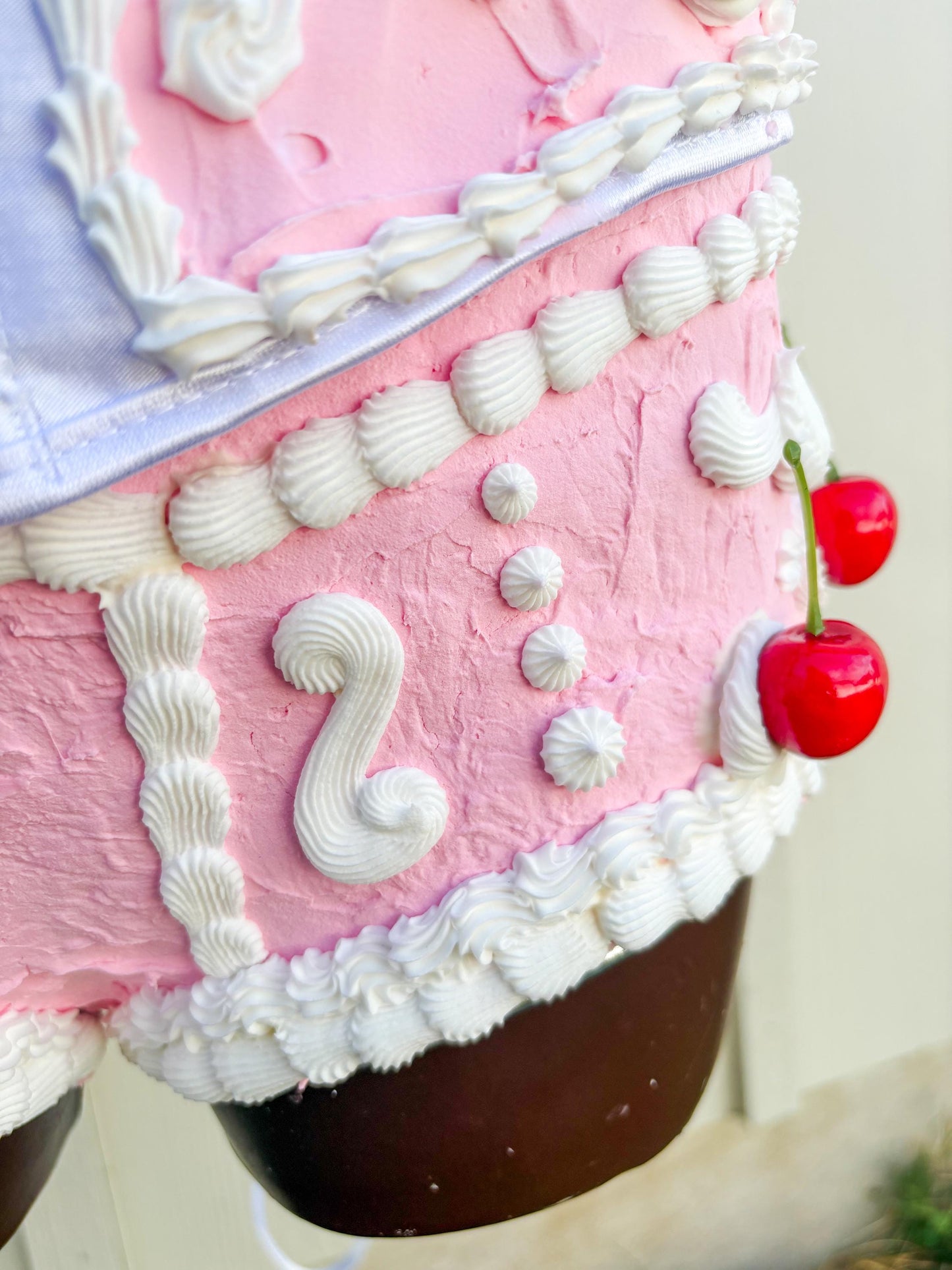 Pink and White Cake Corset with Shorts