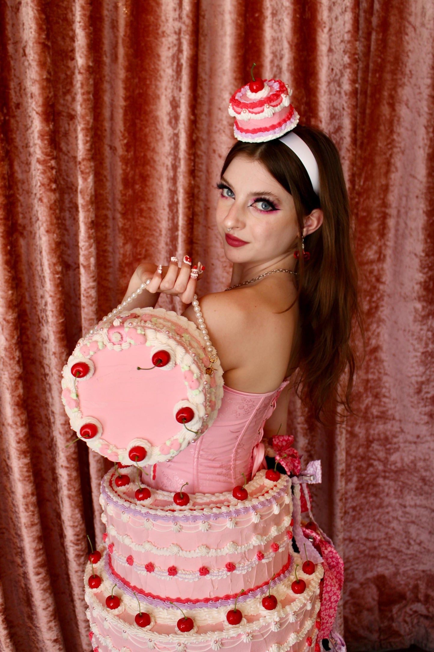 Fake Cake Tiered Skirt and Corset