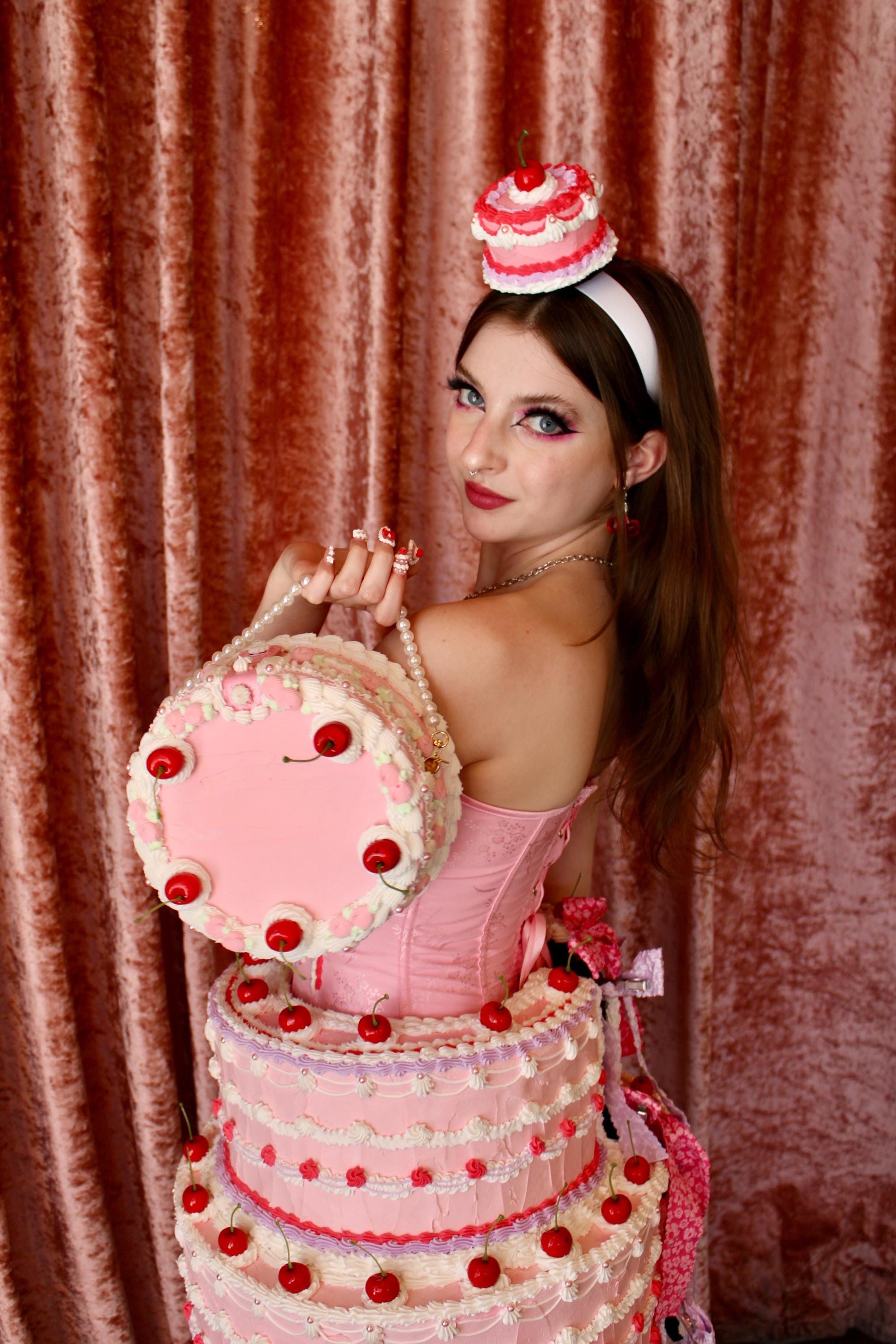 Fake Cake Tiered Skirt and Corset
