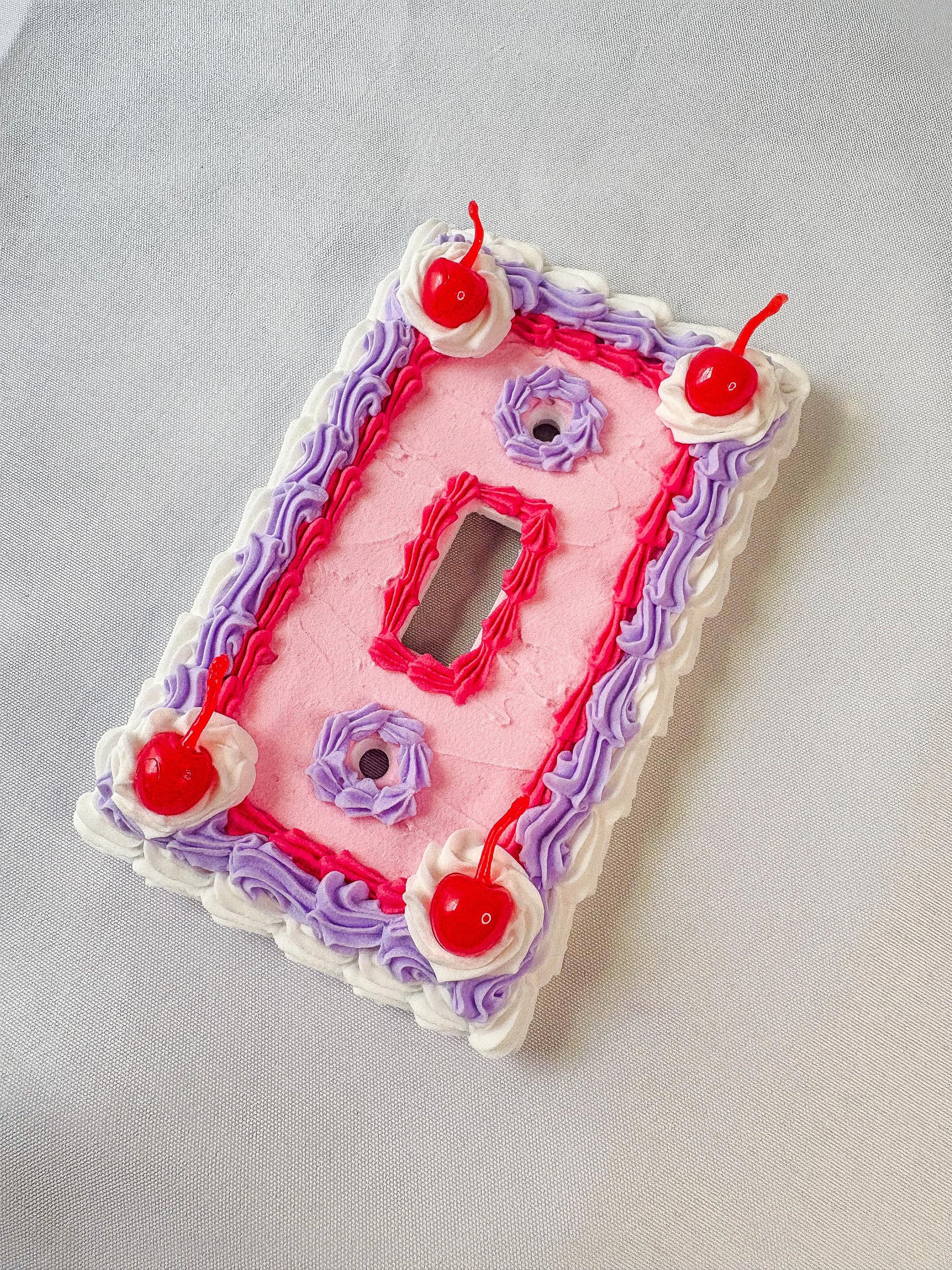 Fake Cake Light Switch Covers