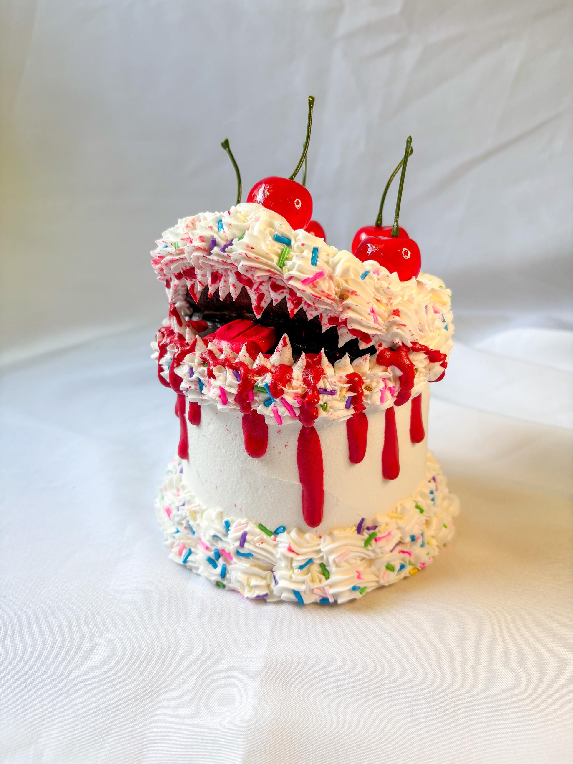 Fake Cake Monster Sculptures