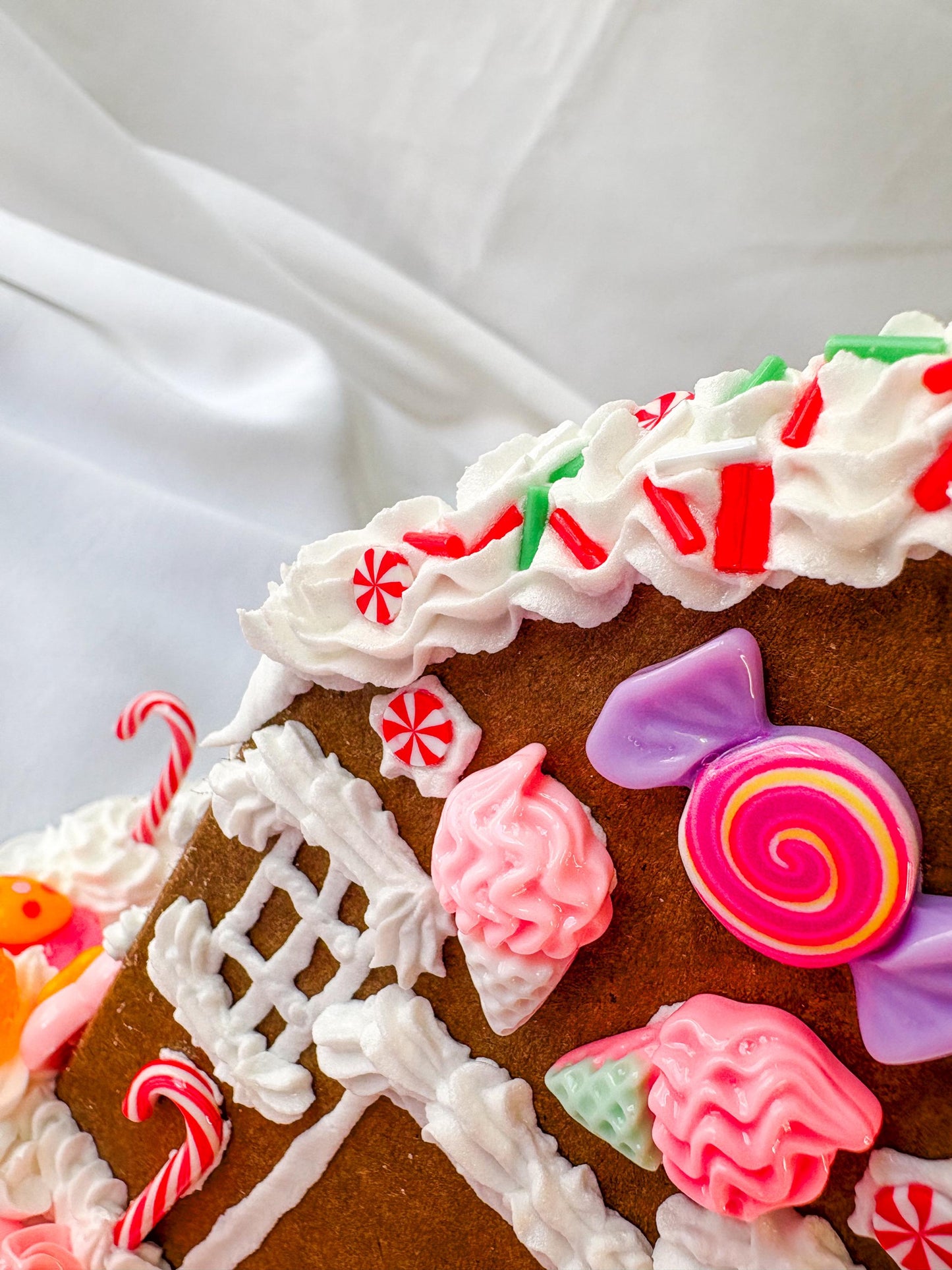 Faux Gingerbread House