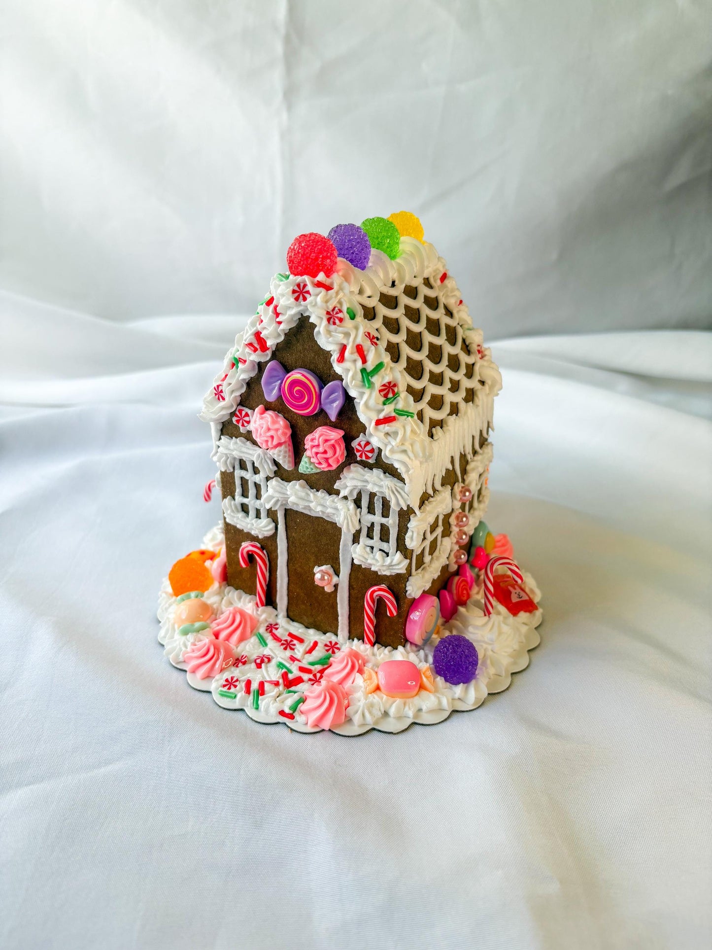 Faux Gingerbread House