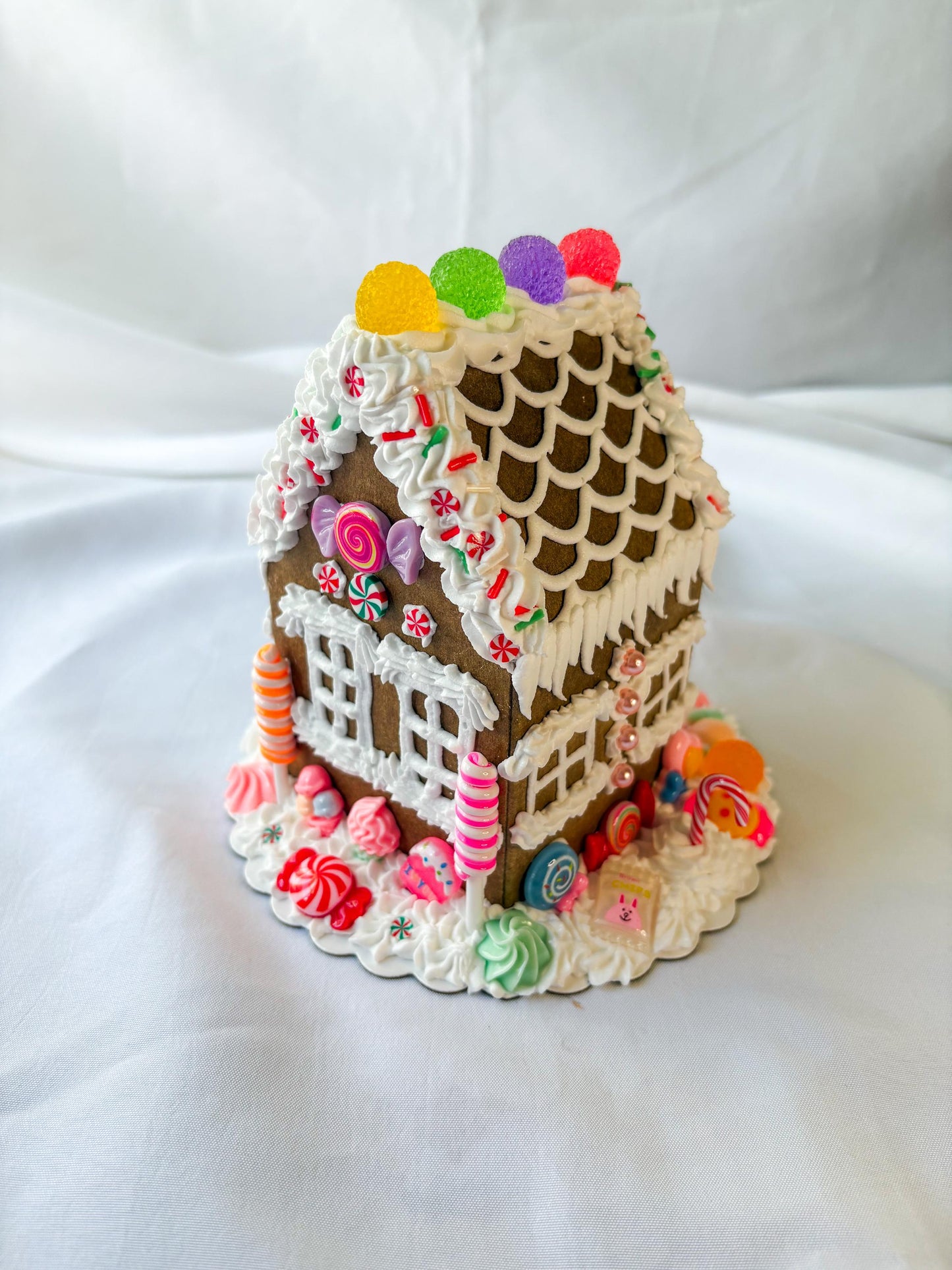 Faux Gingerbread House