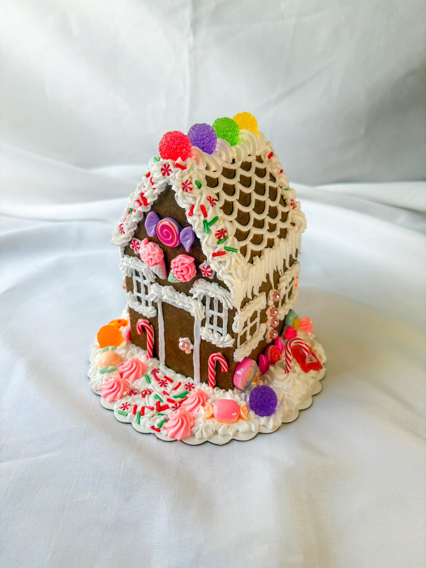 Faux Gingerbread House
