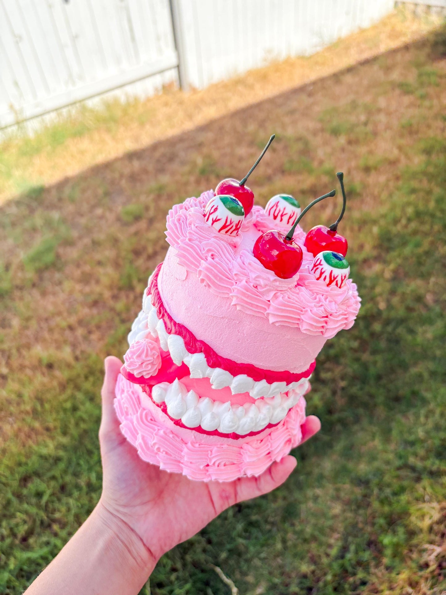 Fake Cake Monster Sculptures