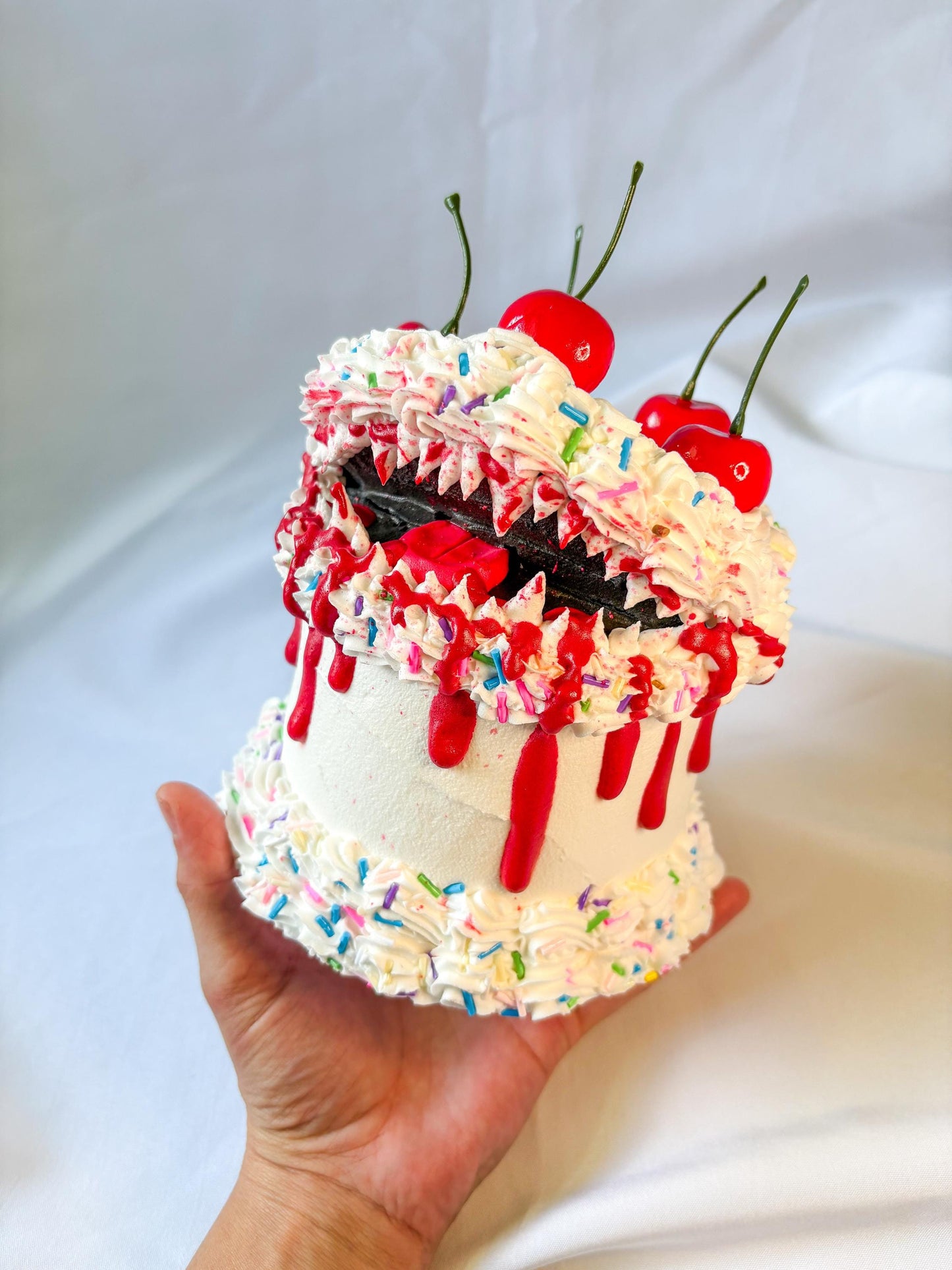 Fake Cake Monster Sculptures