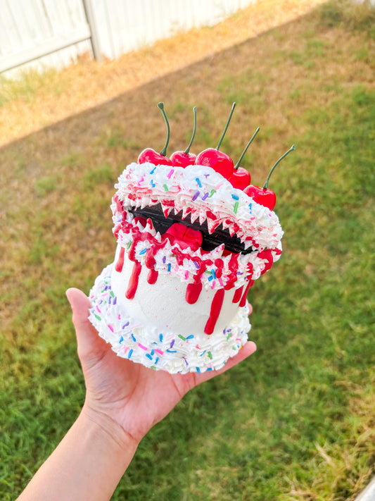 Fake Cake Monster Sculptures
