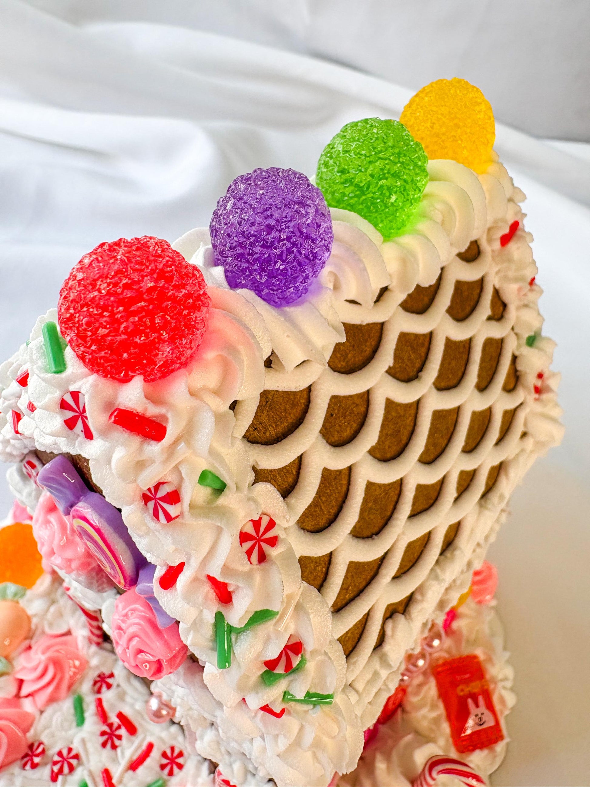 Faux Gingerbread House