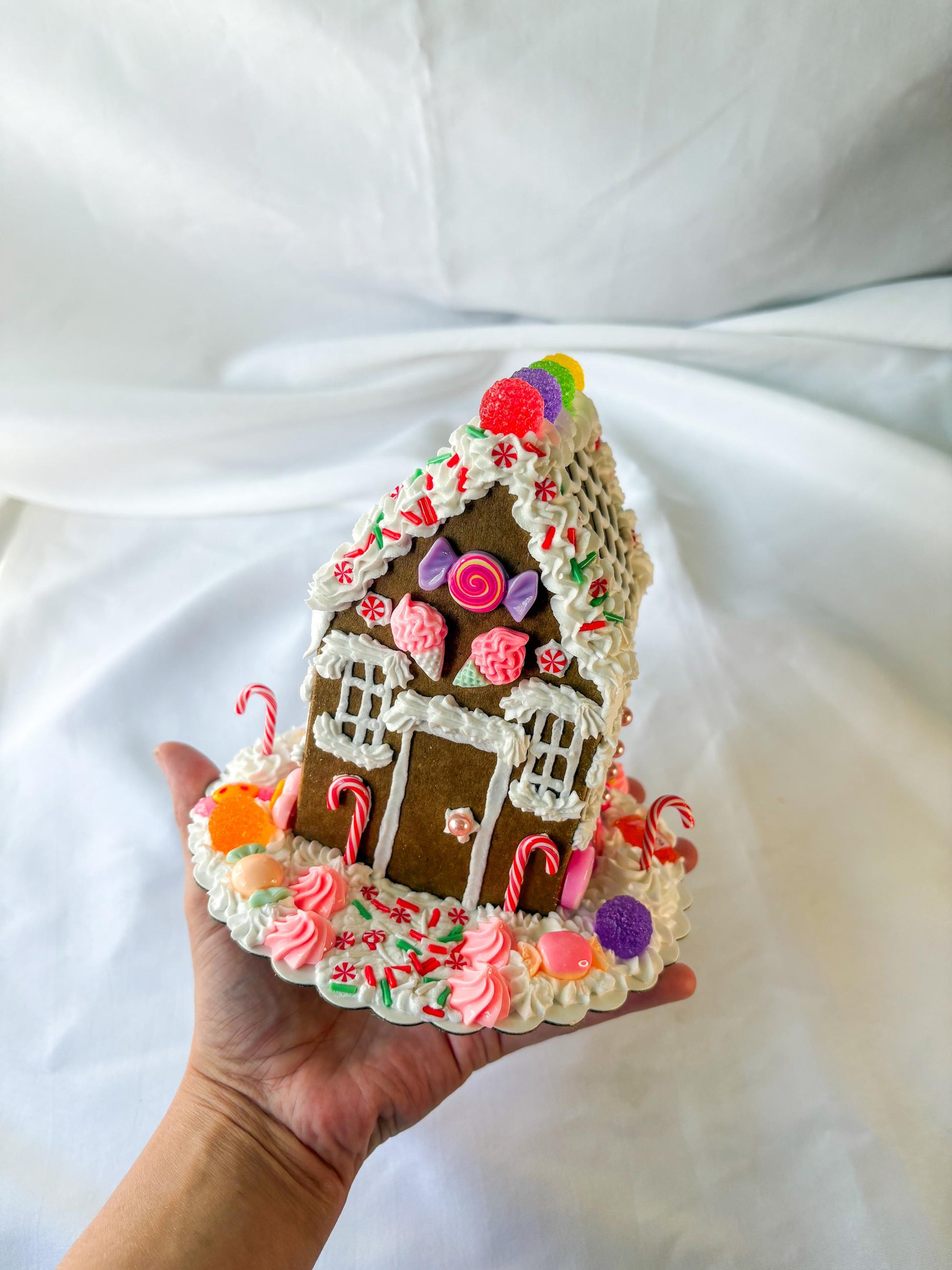 Faux Gingerbread House