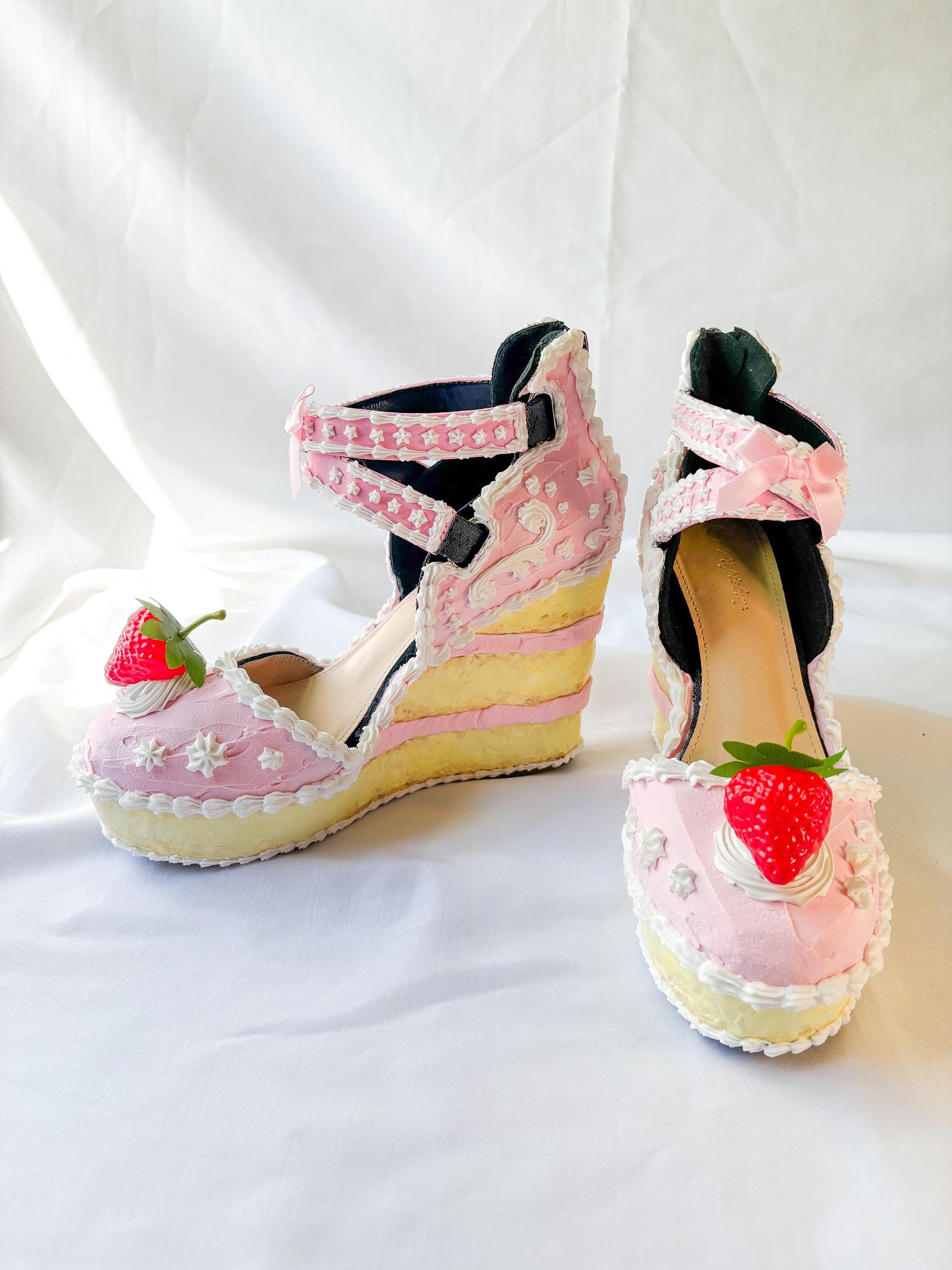 Fake Vanilla Cake Wedges