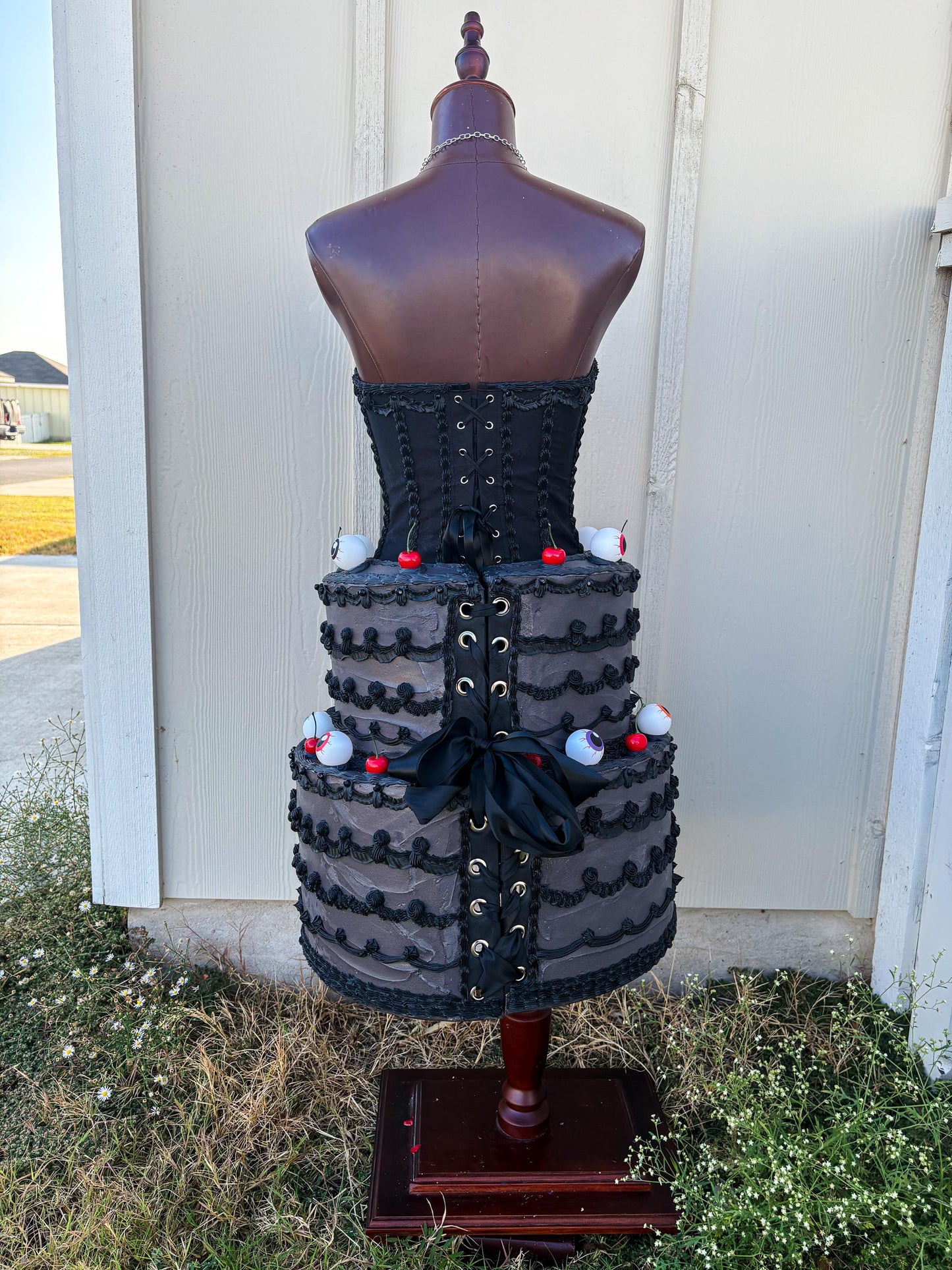 Gothic Tiered Monster Cake Dress - Handmade wearable art