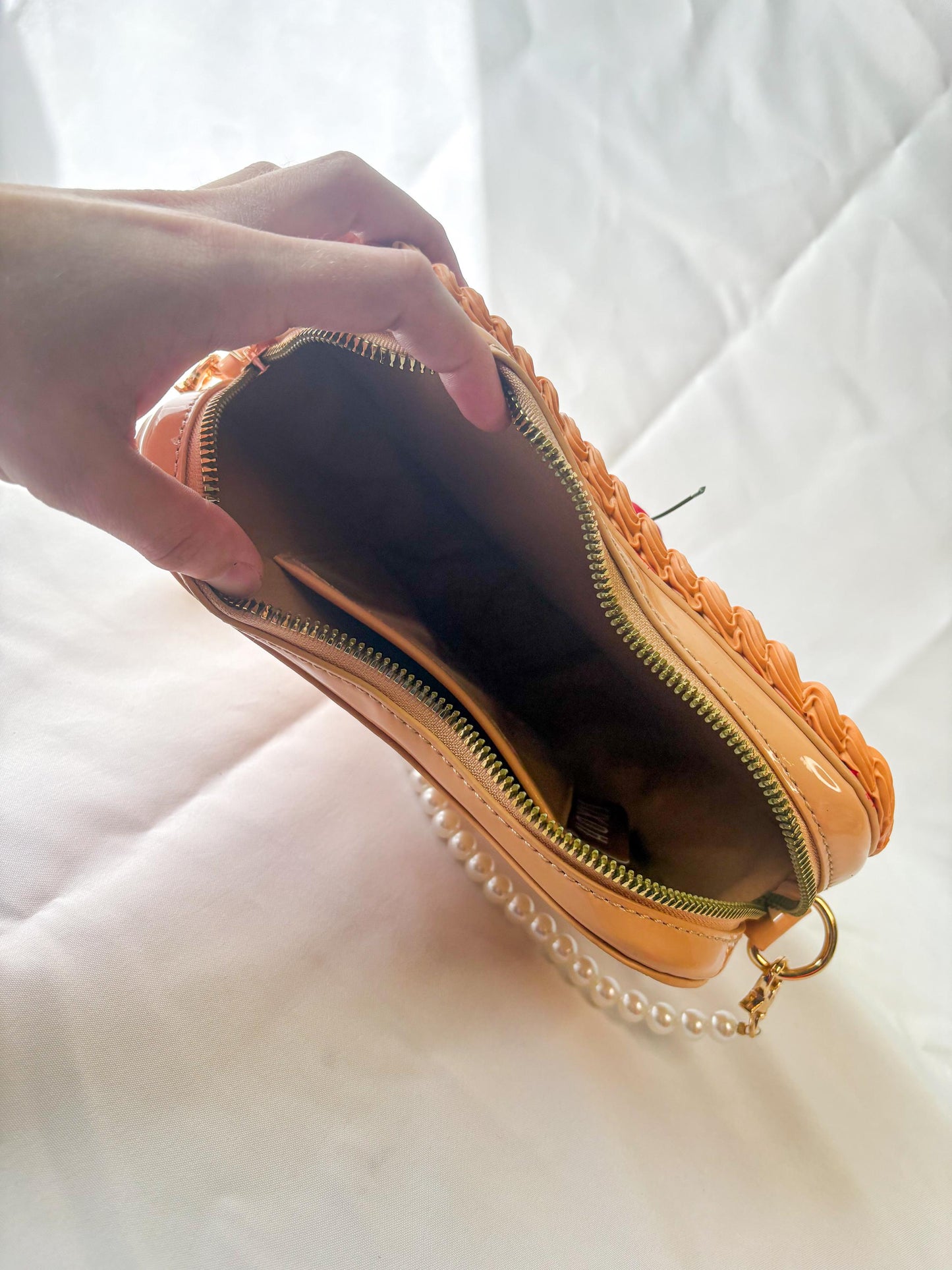 Heart Shaped Cherry Pie Purse