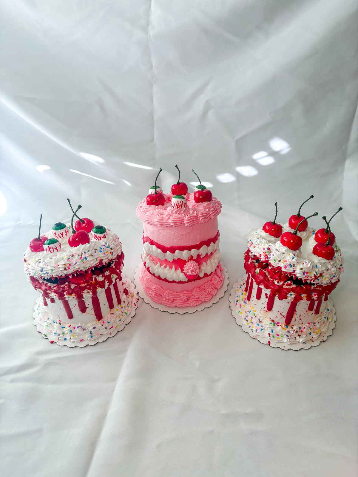 Fake Cake Monster Sculptures