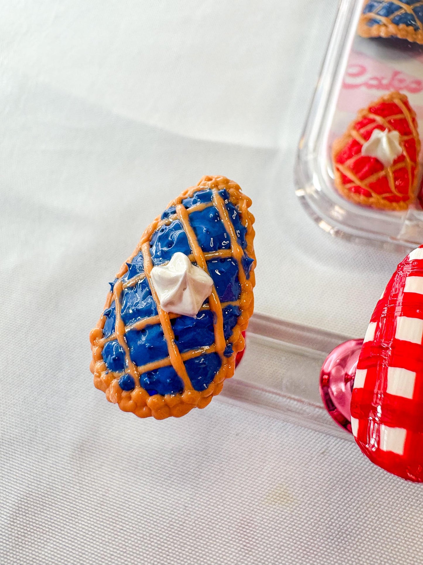 Pie and Gingham Press-On Nails