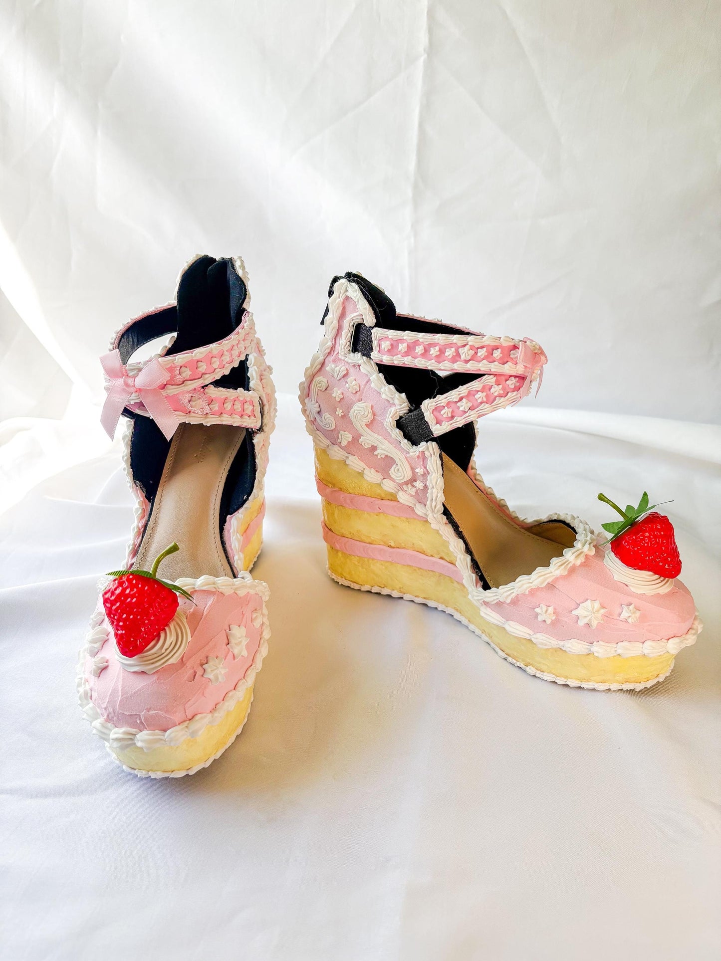 Fake Vanilla Cake Wedges