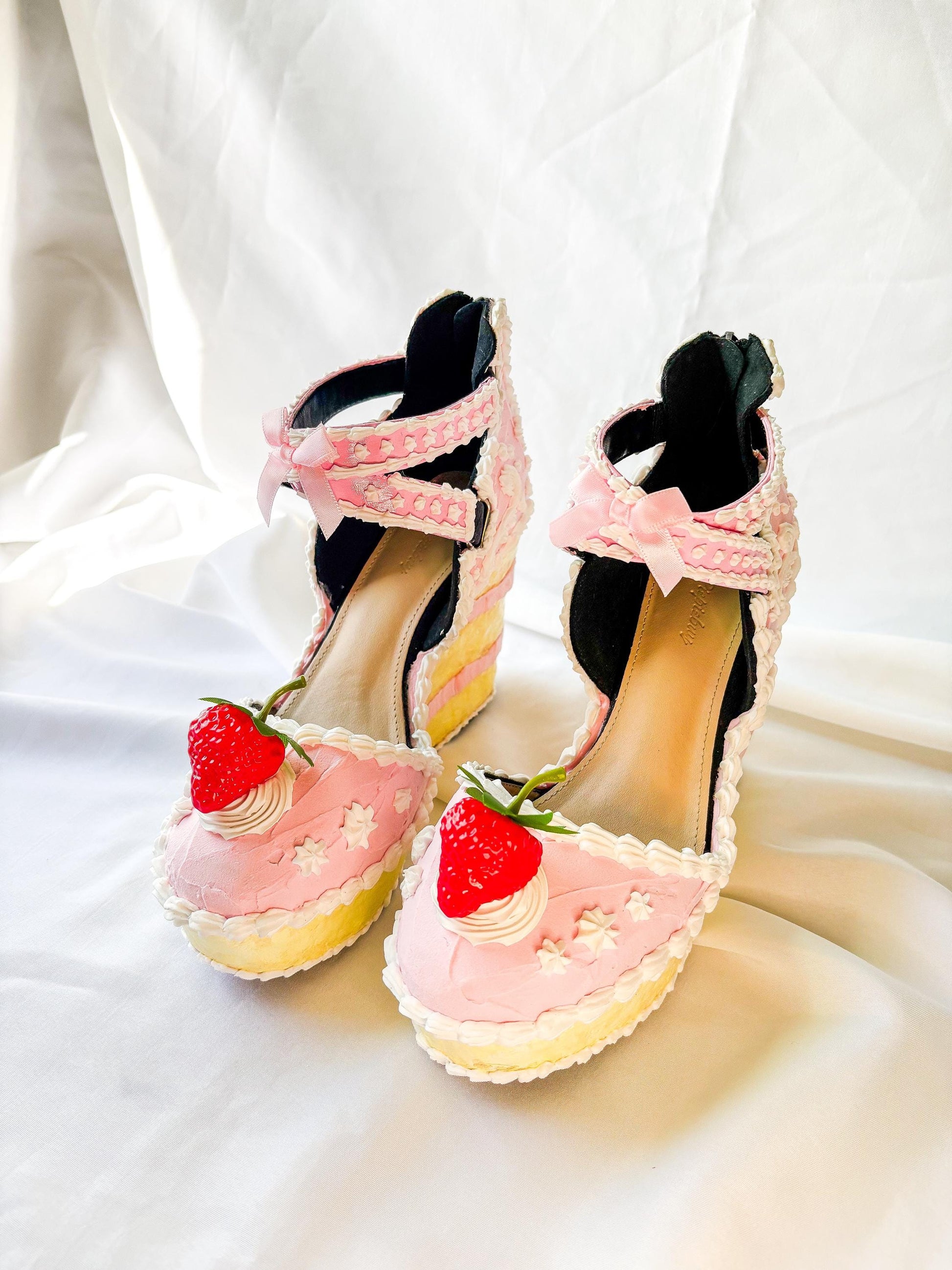 Fake Vanilla Cake Wedges