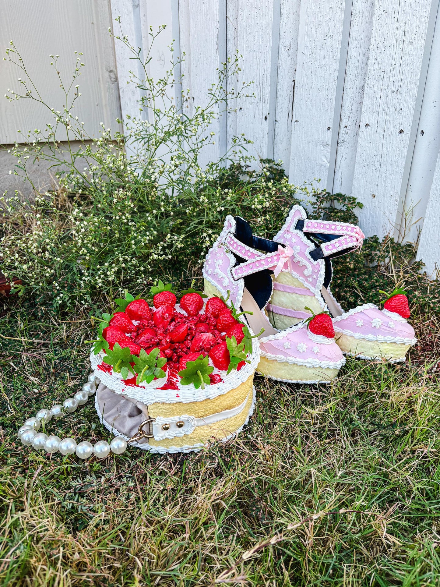 Fake Vanilla Cake Wedges