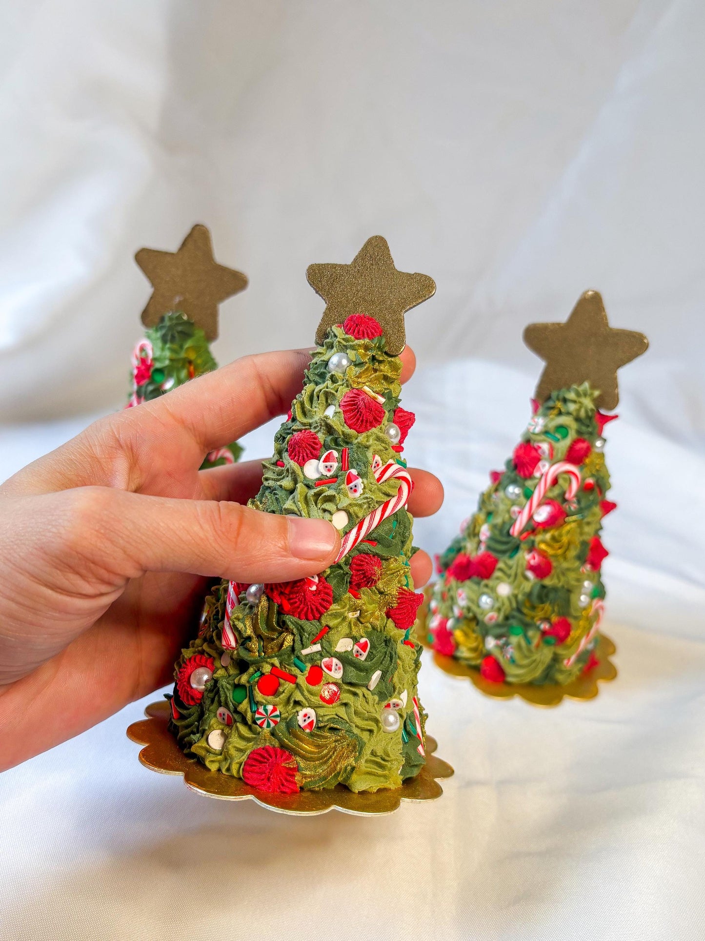 Fake Cake Christmas Tree Decorations