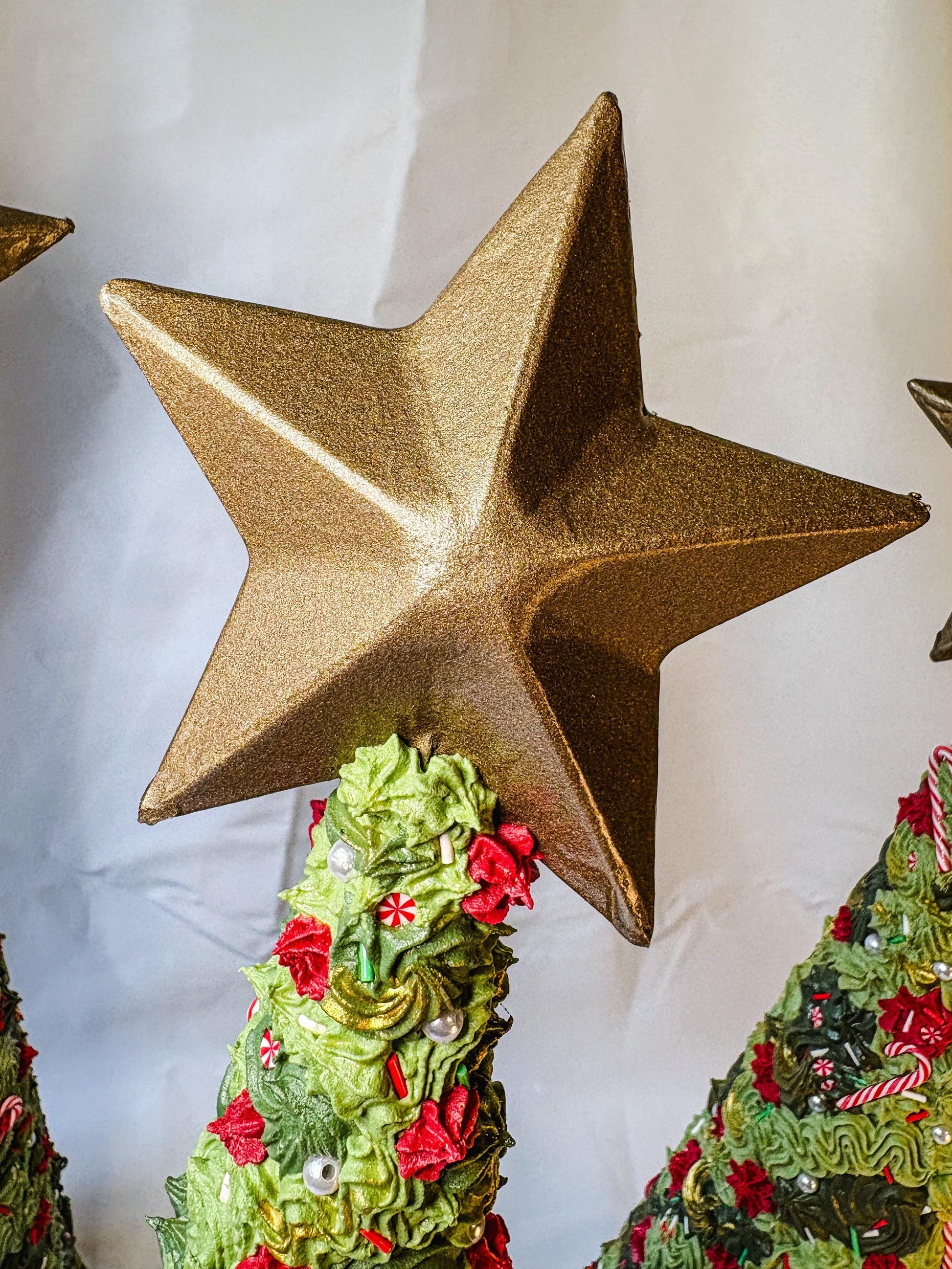 Fake Cake Christmas Tree Decorations
