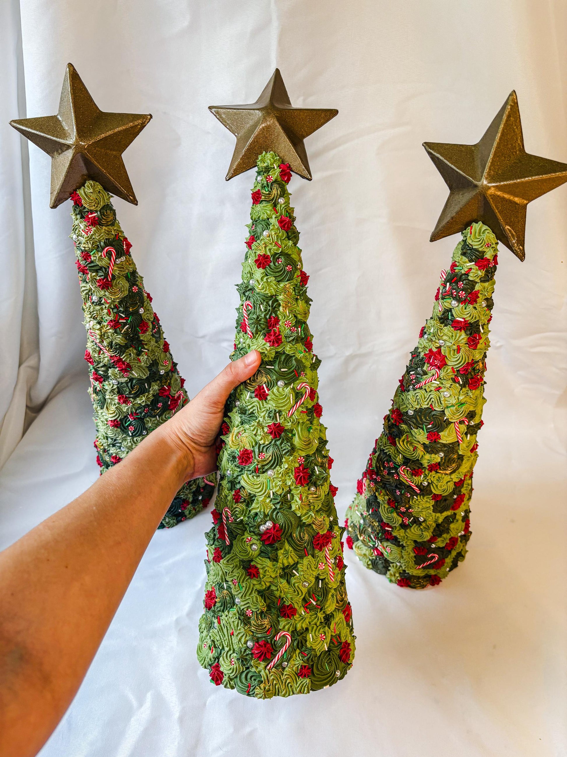 Fake Cake Christmas Tree Decorations