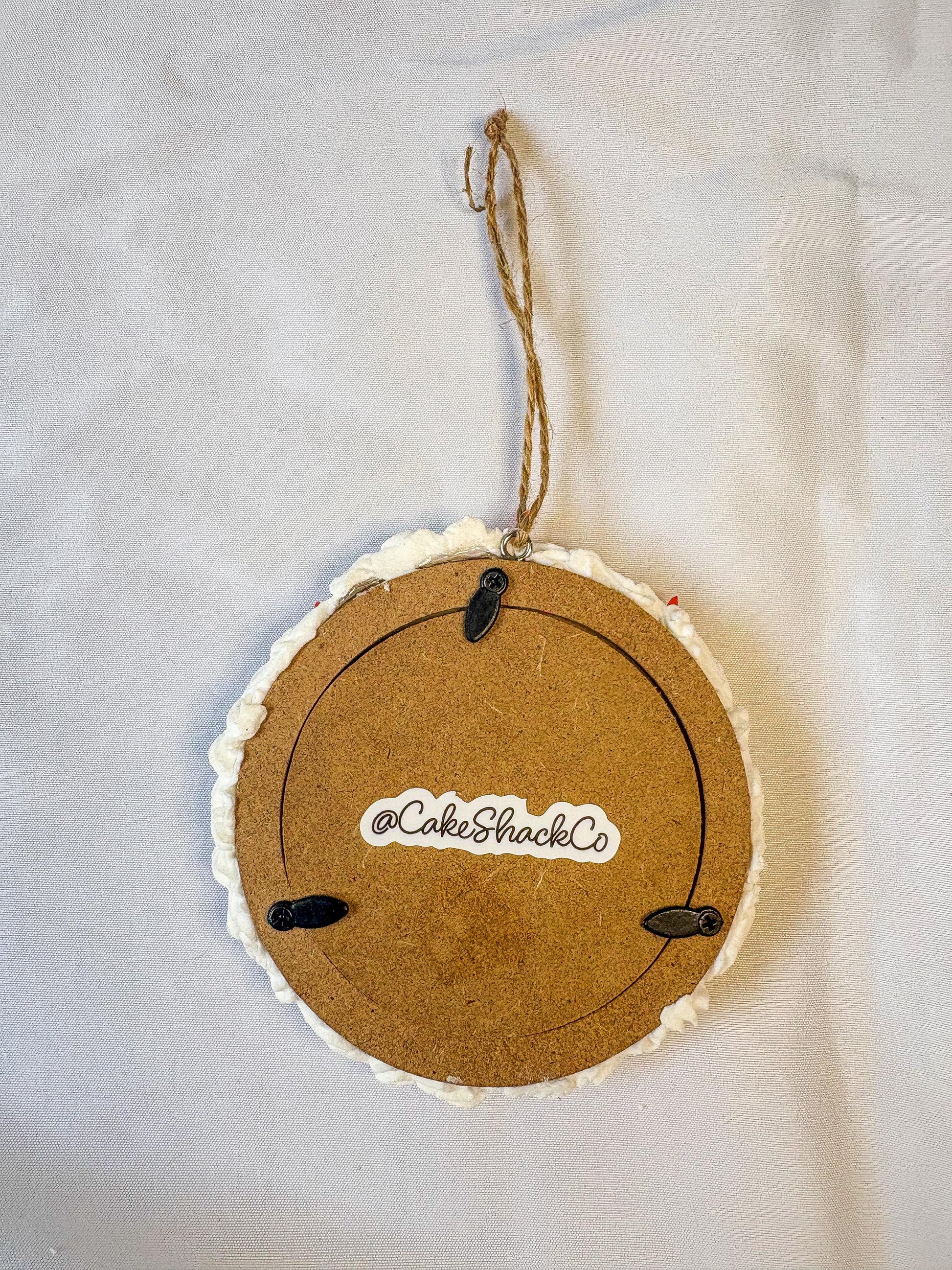 Fake Cake Picture Frame and Christmas Tree Ornaments