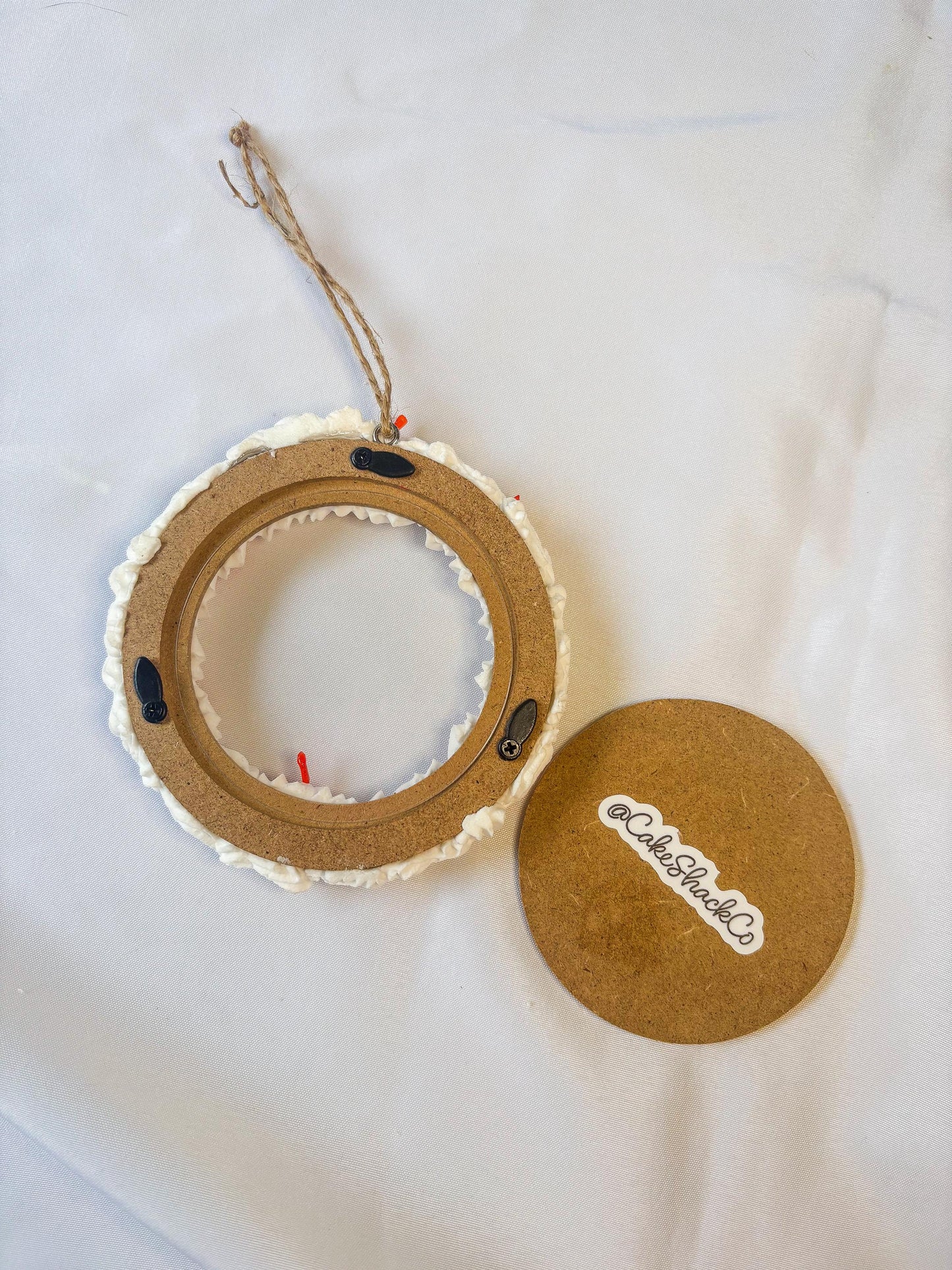 Fake Cake Picture Frame and Christmas Tree Ornaments