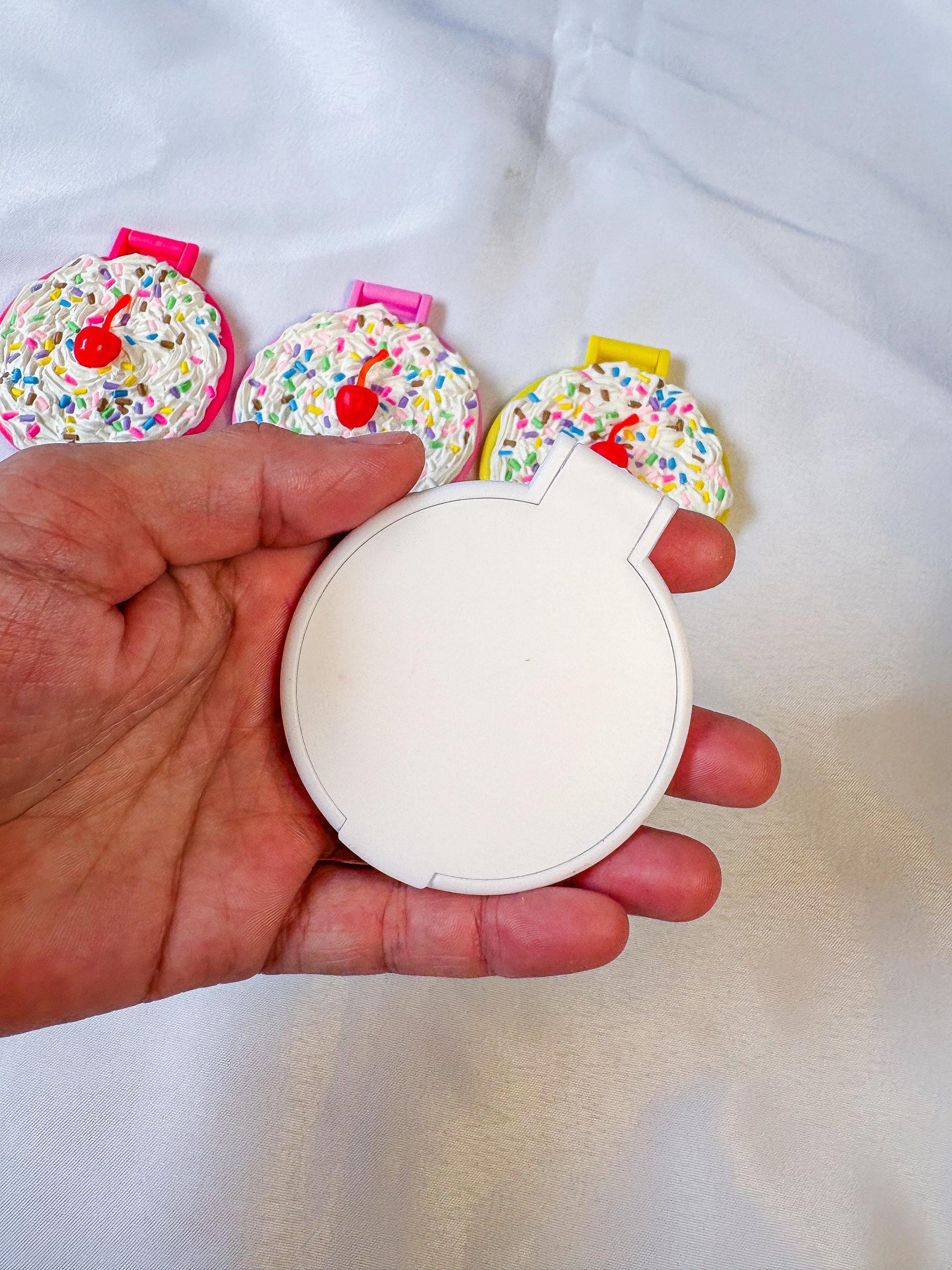 Faux Cake Compact Mirrors