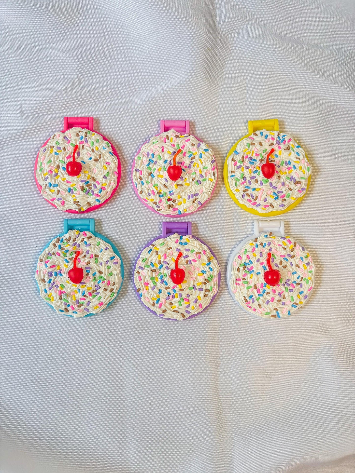 Faux Cake Compact Mirrors