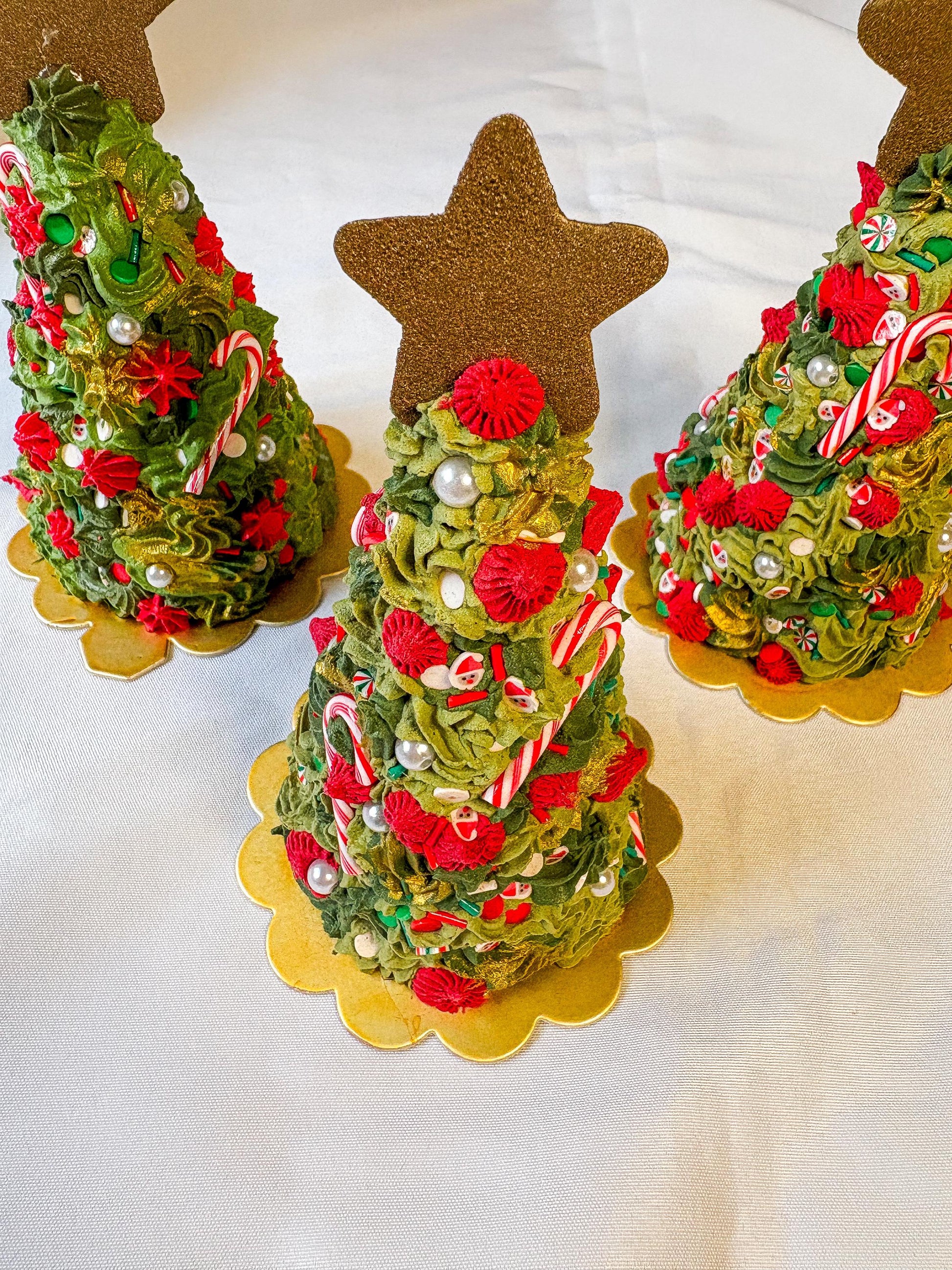 Fake Cake Christmas Tree Decorations