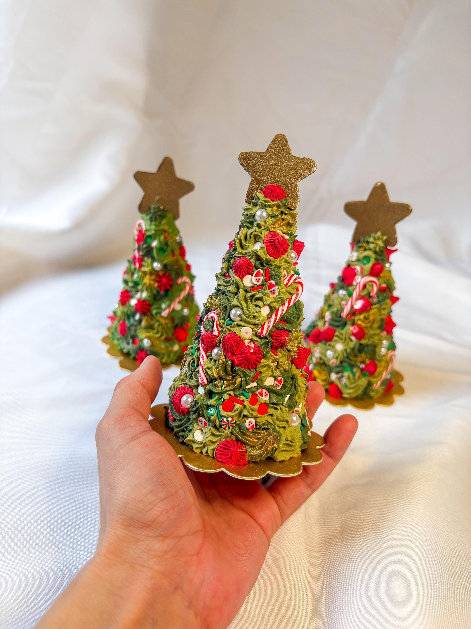 Fake Cake Christmas Tree Decorations