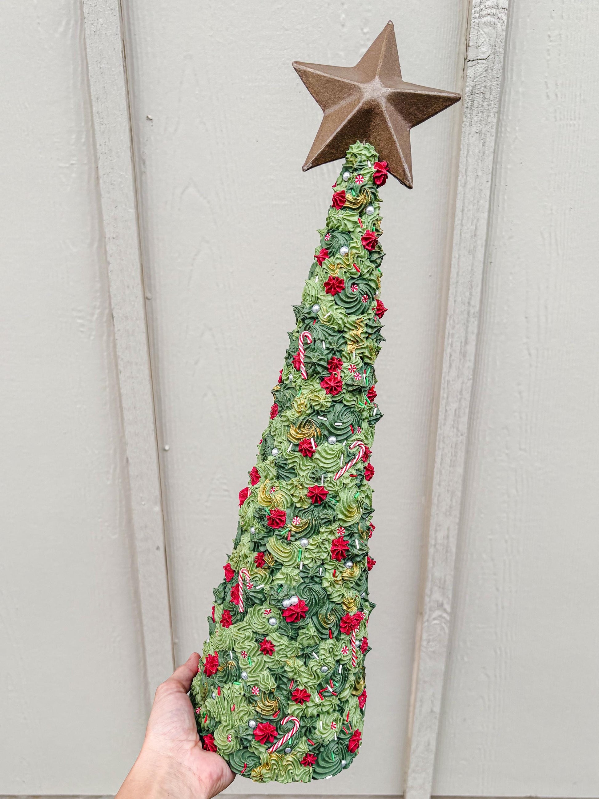 Fake Cake Christmas Tree Decorations