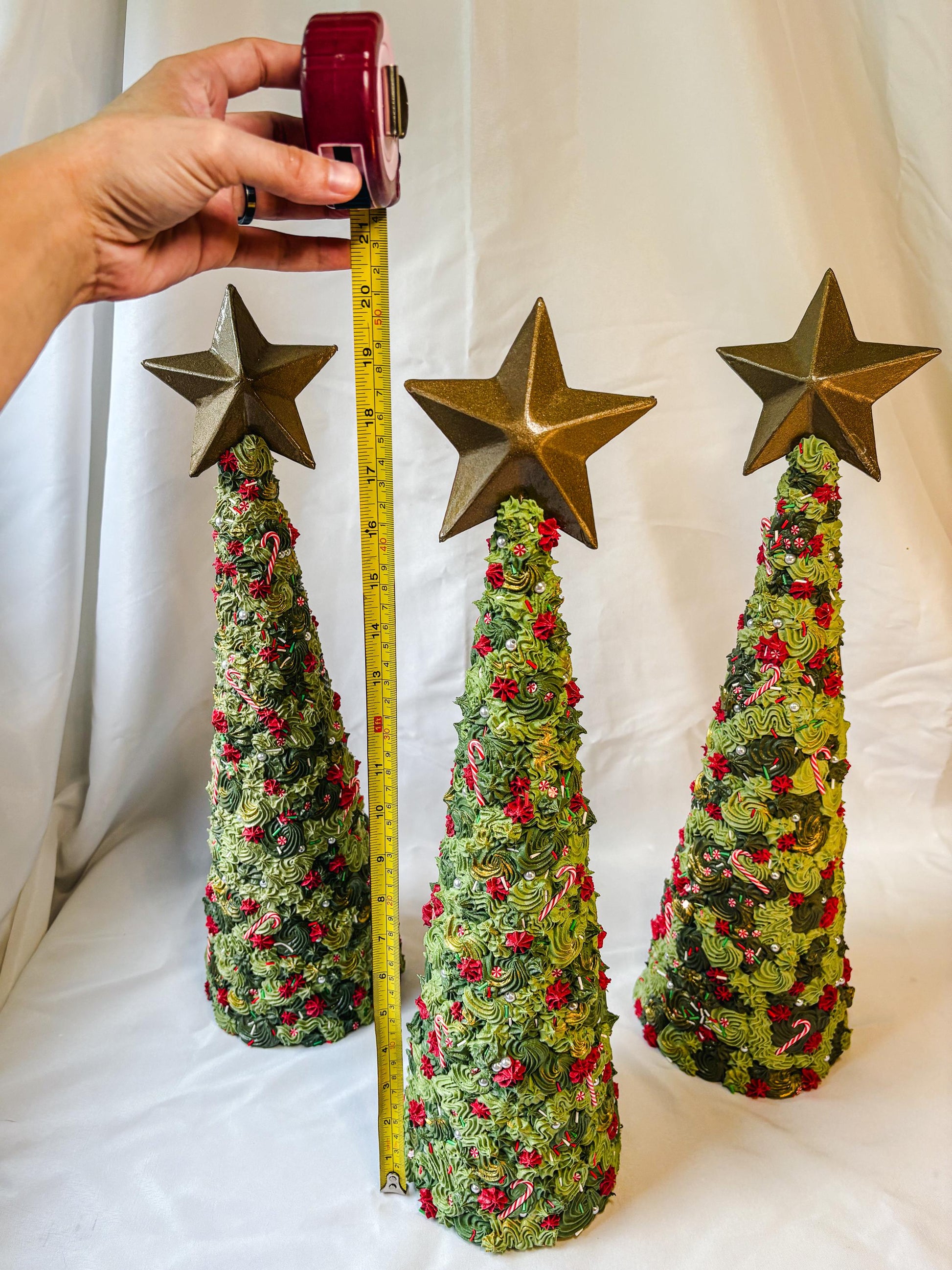Fake Cake Christmas Tree Decorations