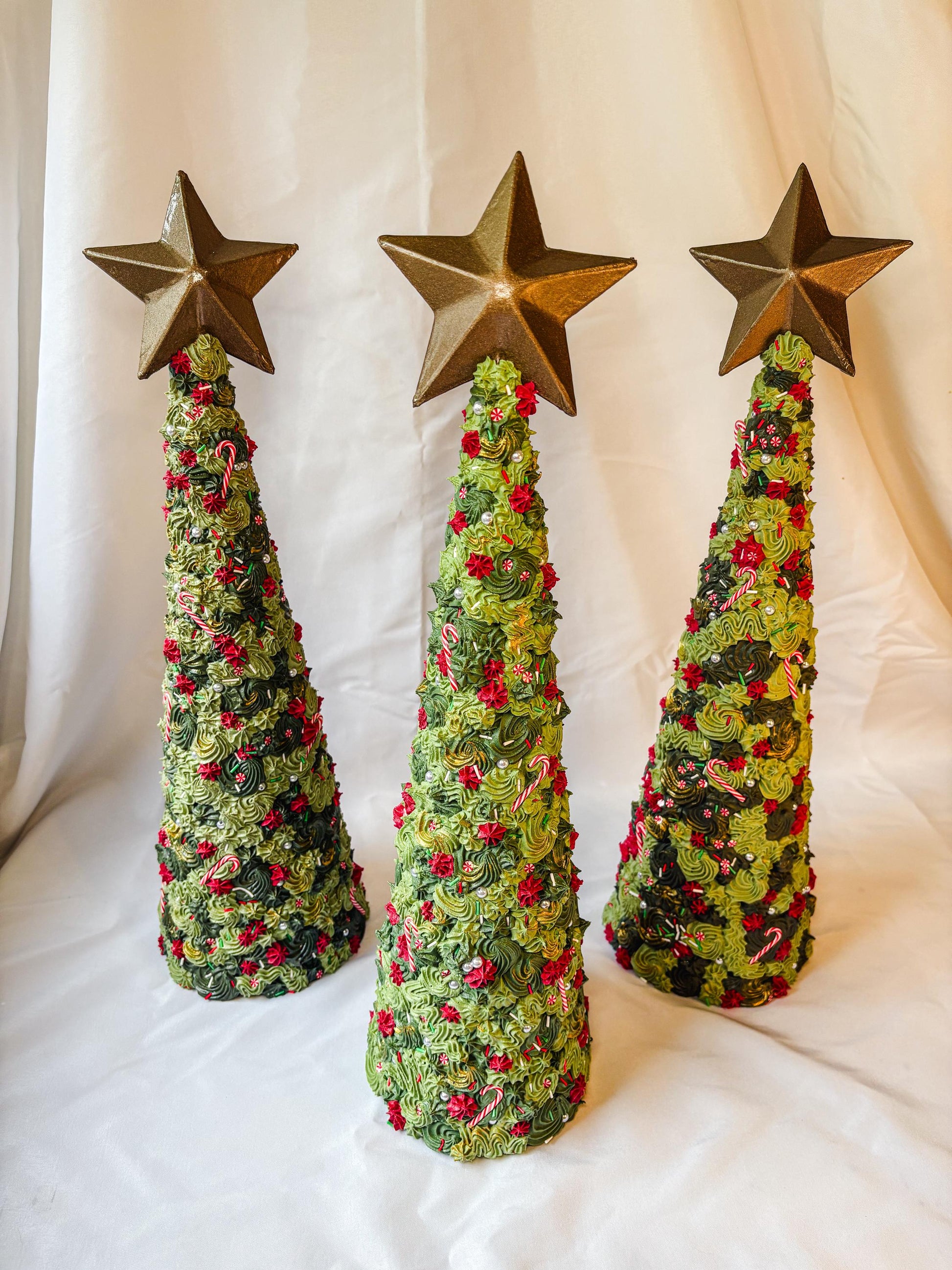 Fake Cake Christmas Tree Decorations