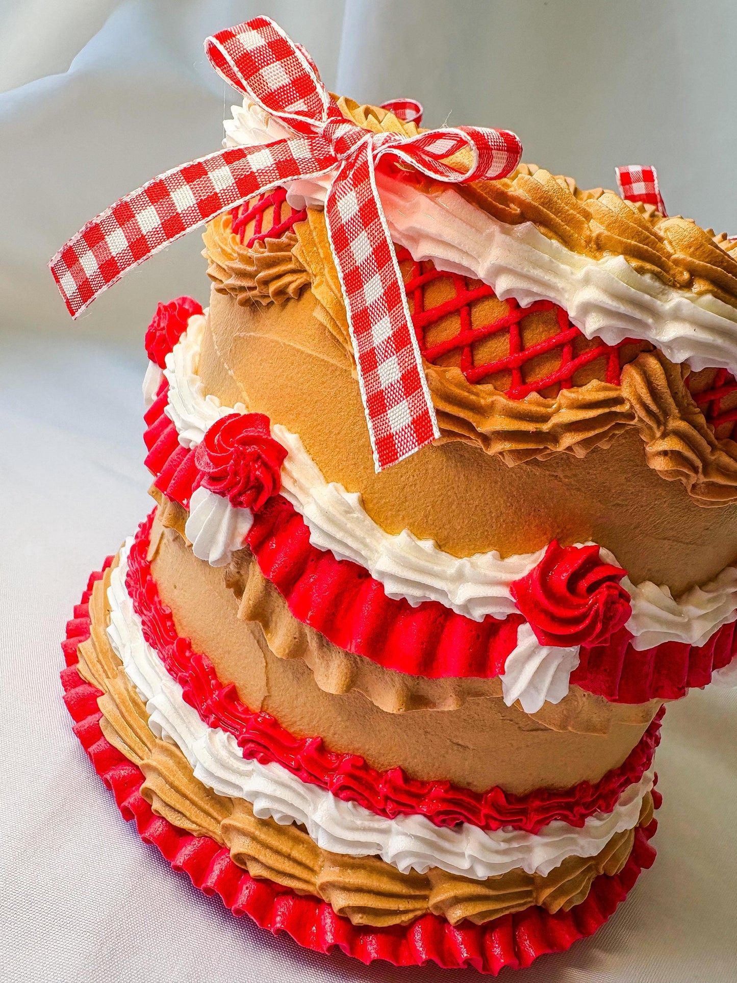 Fake Pecan Pie Tissue Holder