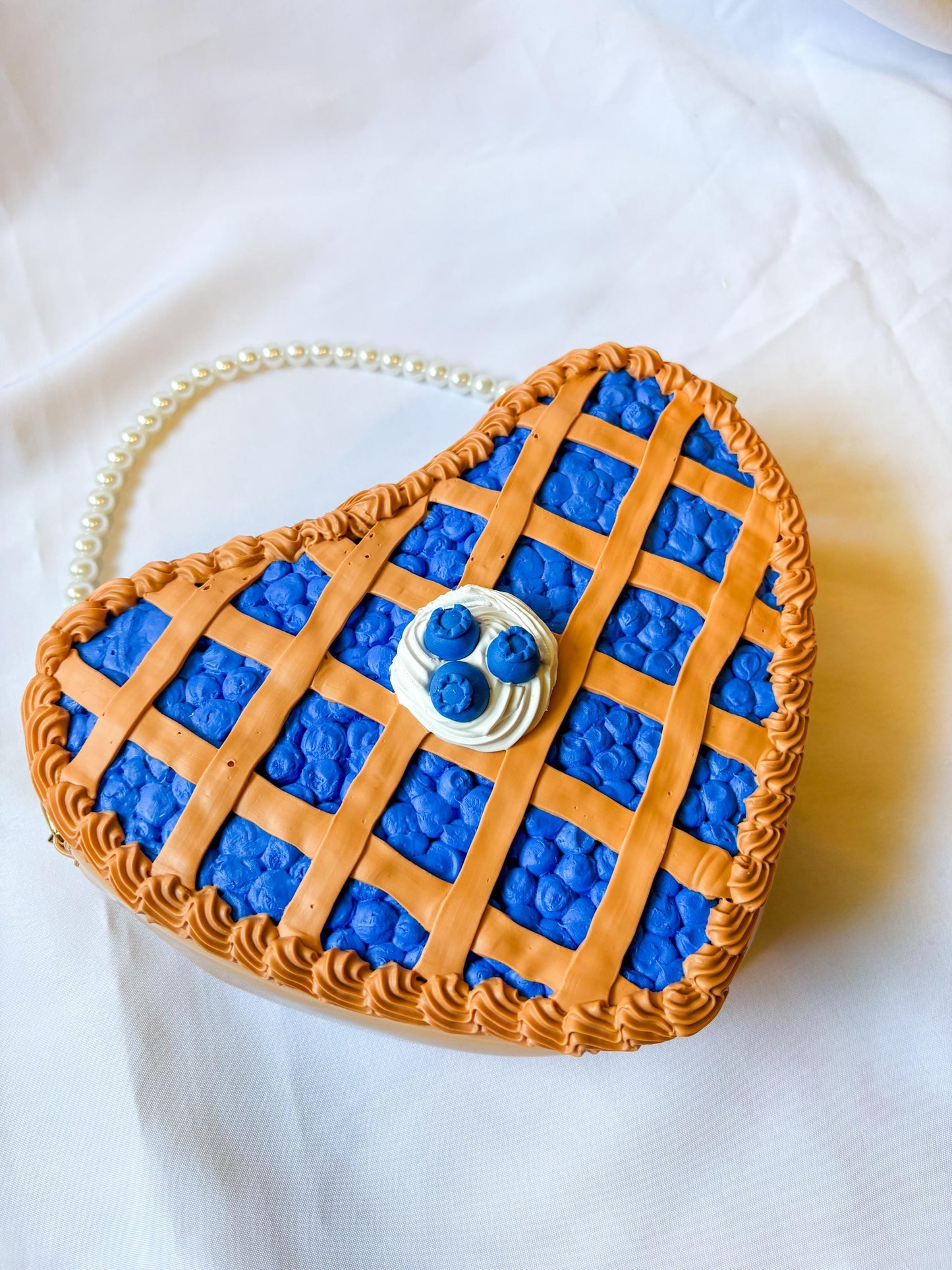 Heart Shaped Cherry Pie Purse