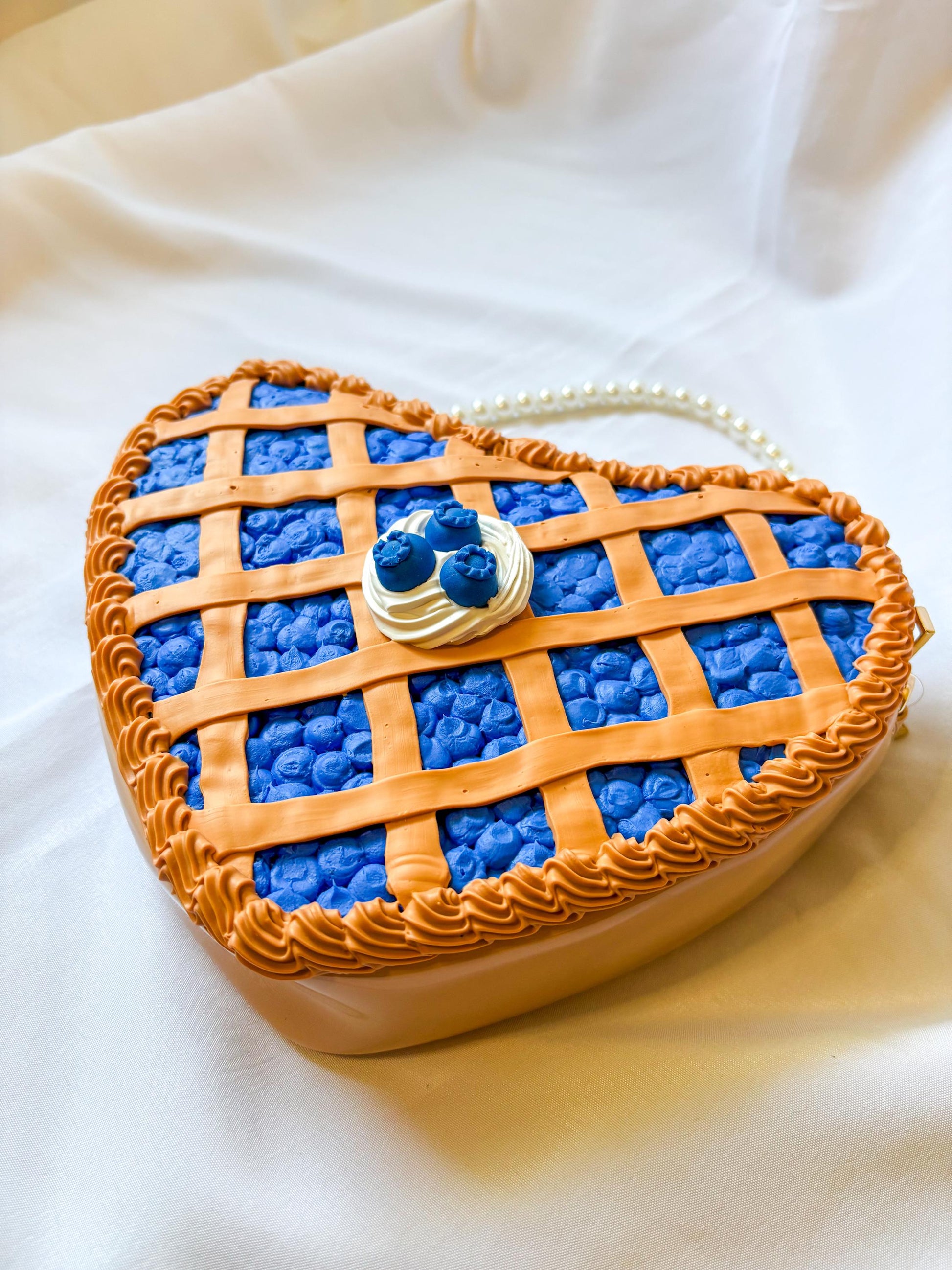 Heart Shaped Cherry Pie Purse