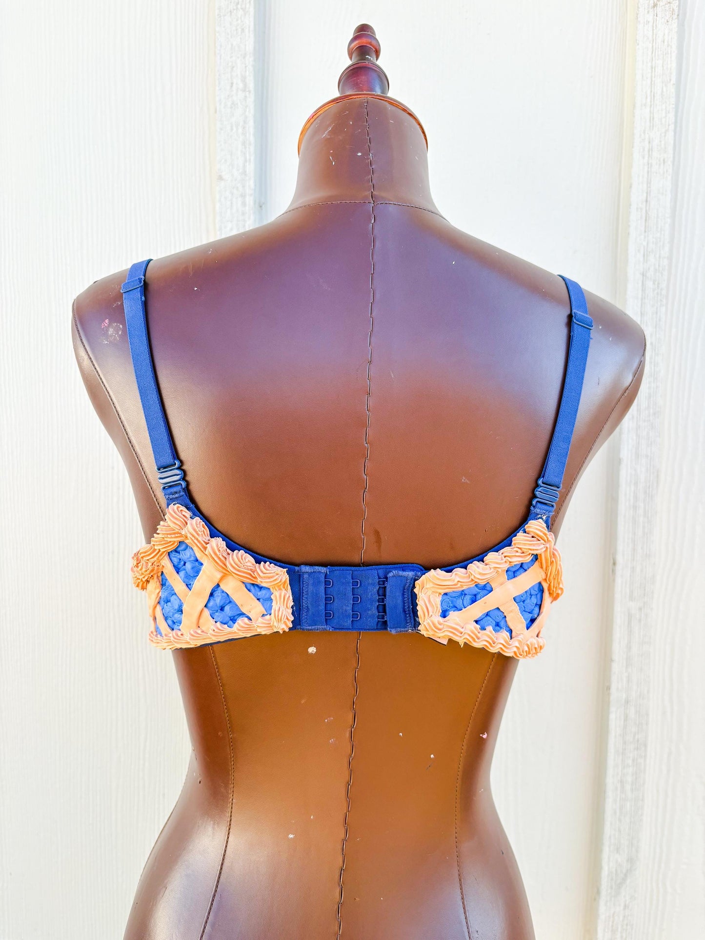 Cherry Pie Pin-Up Costume - Cherry Pie Bra and Corset Top & Red Gingham Skirt