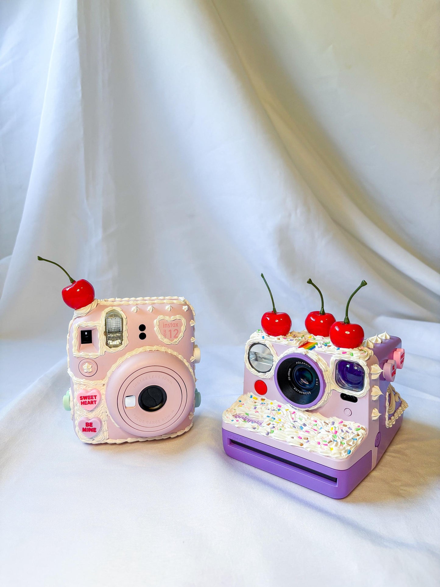 Instax and Polaroid Cake Cameras