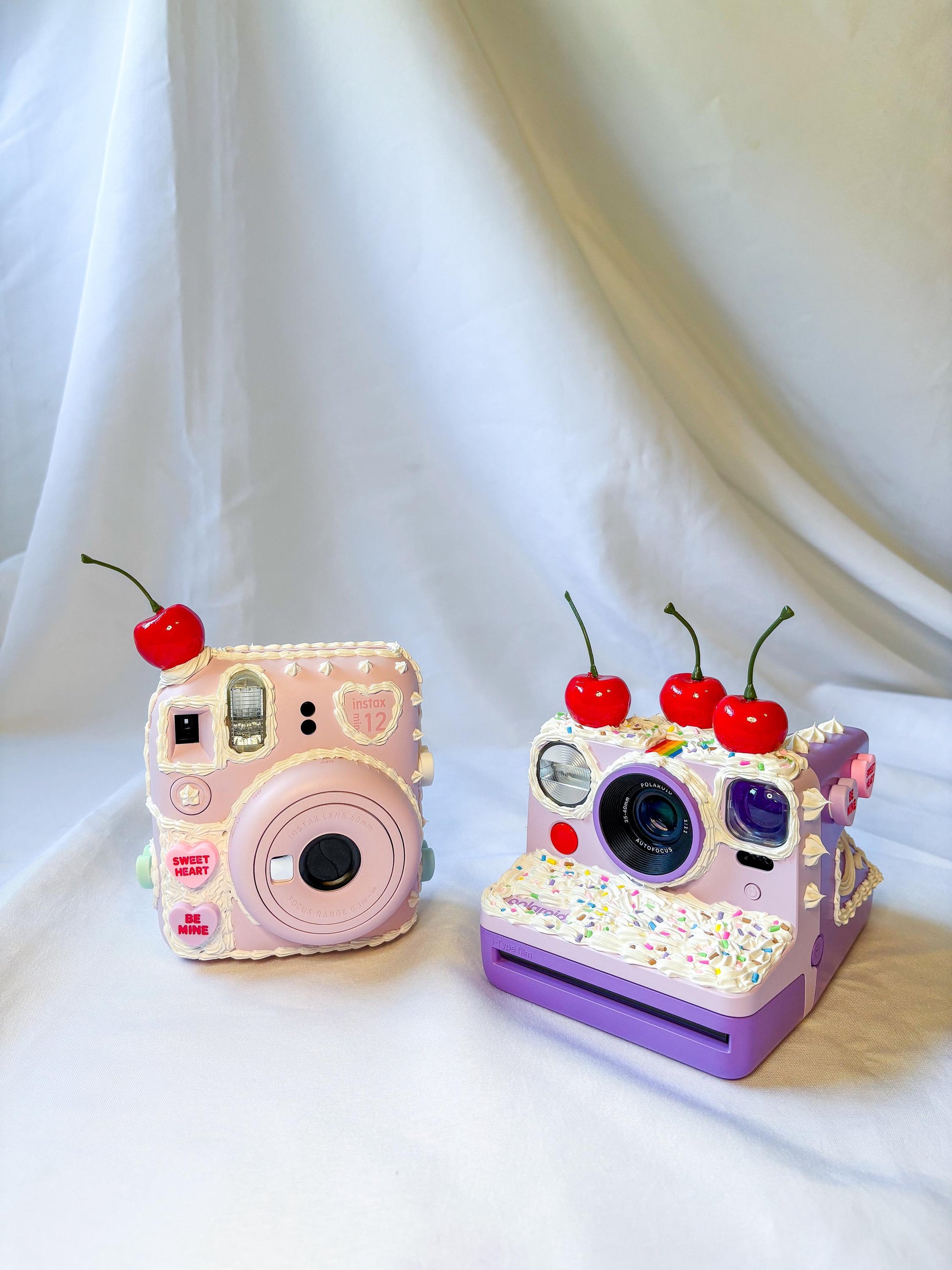 Instax and Polaroid Cake Cameras
