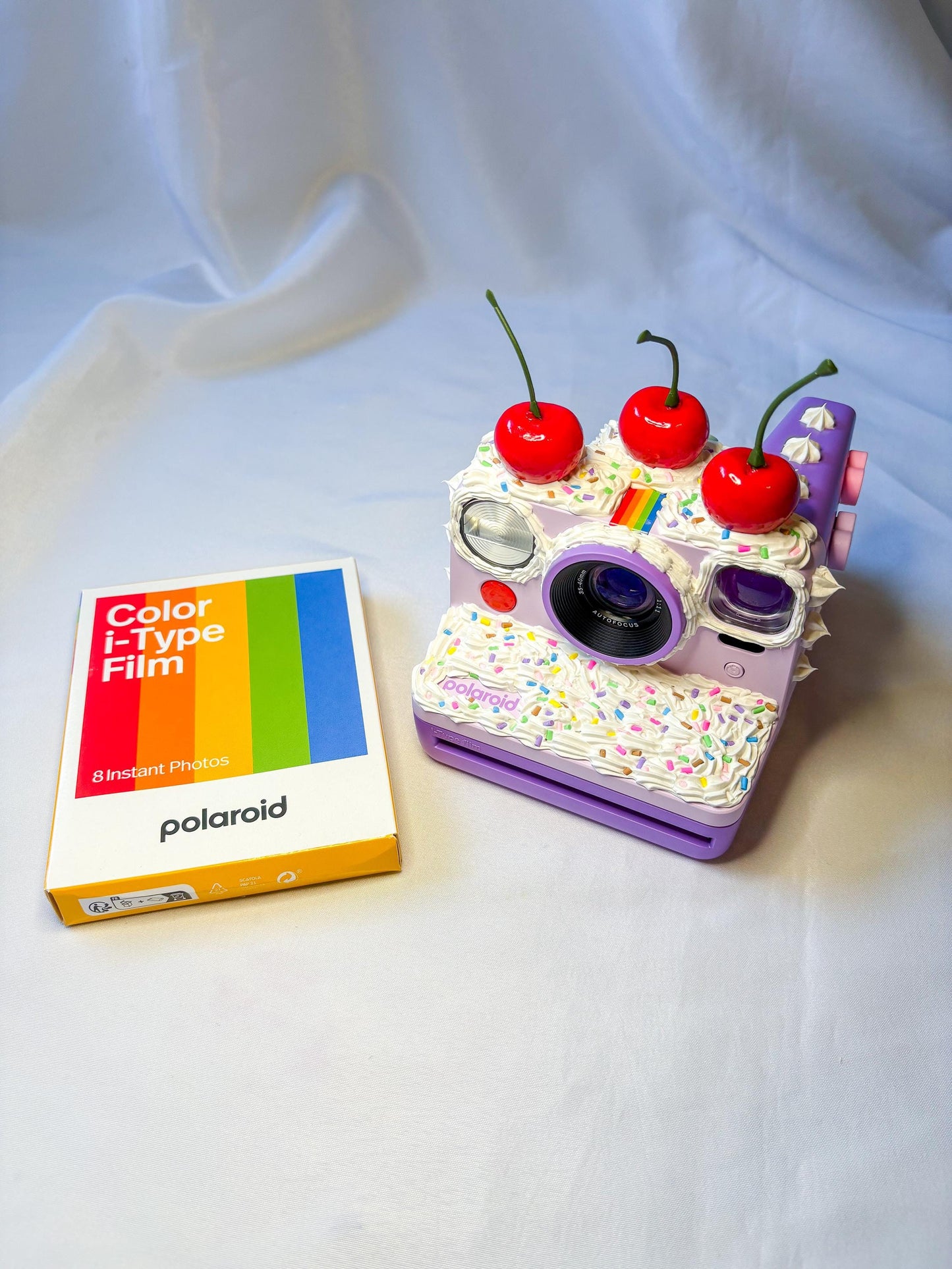 Instax and Polaroid Cake Cameras