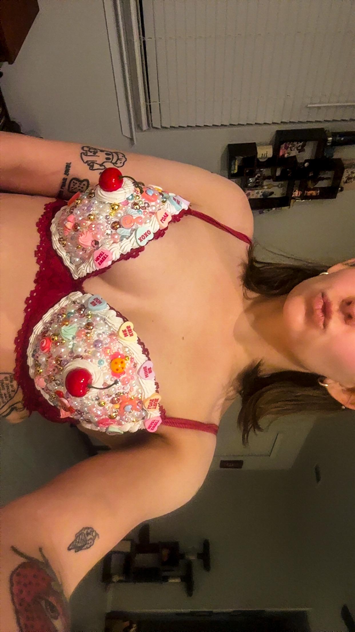 Customizable Dessert Bras - Cake Bra, Candy Bra, Blueberry Pie Bra, Cherry Pie Bra, Ice Cream Cone Bra